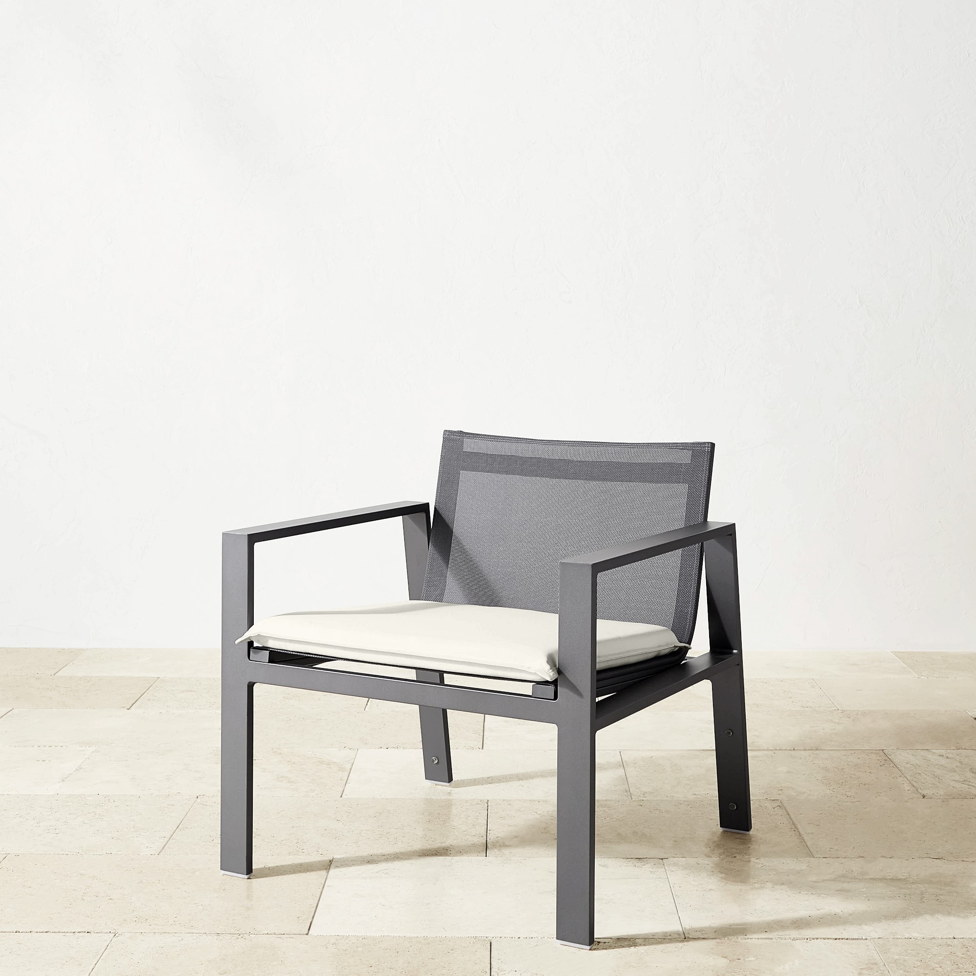 Santa Barbara Outdoor Metal Club Chair