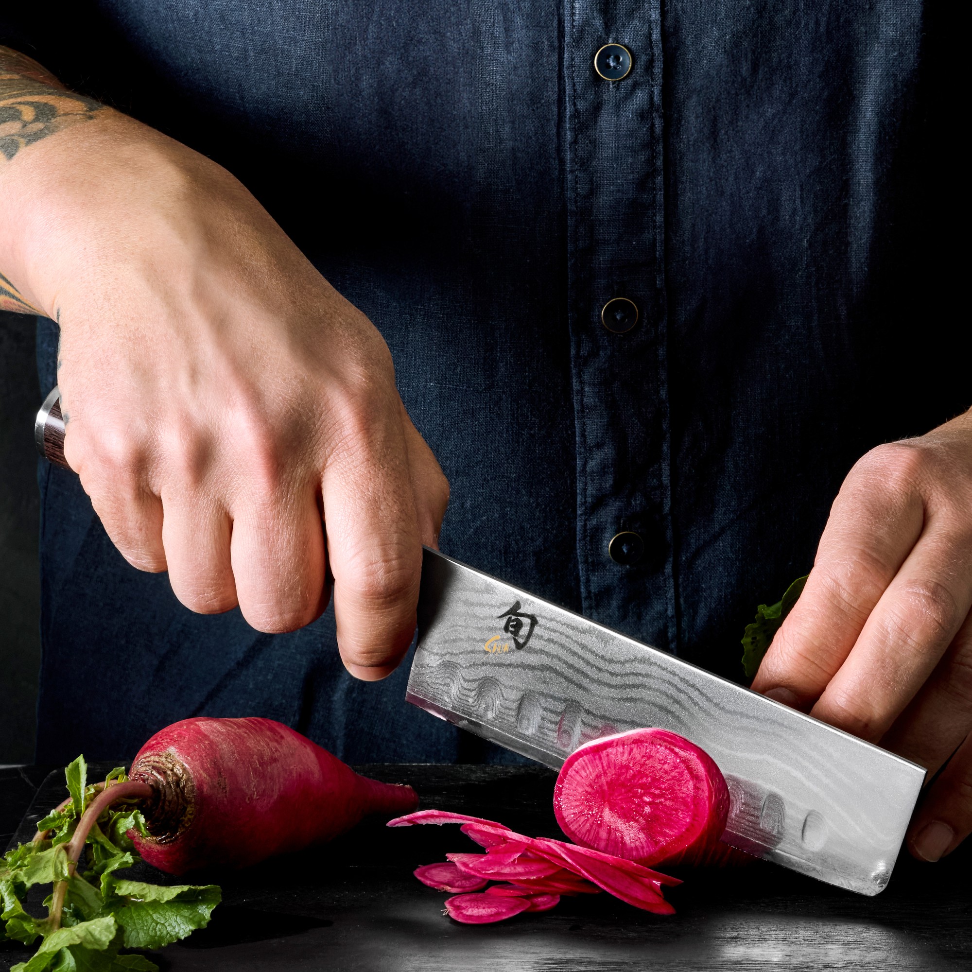 Shun Classic Hollow-Ground Nakiri Knife, 6 1/2