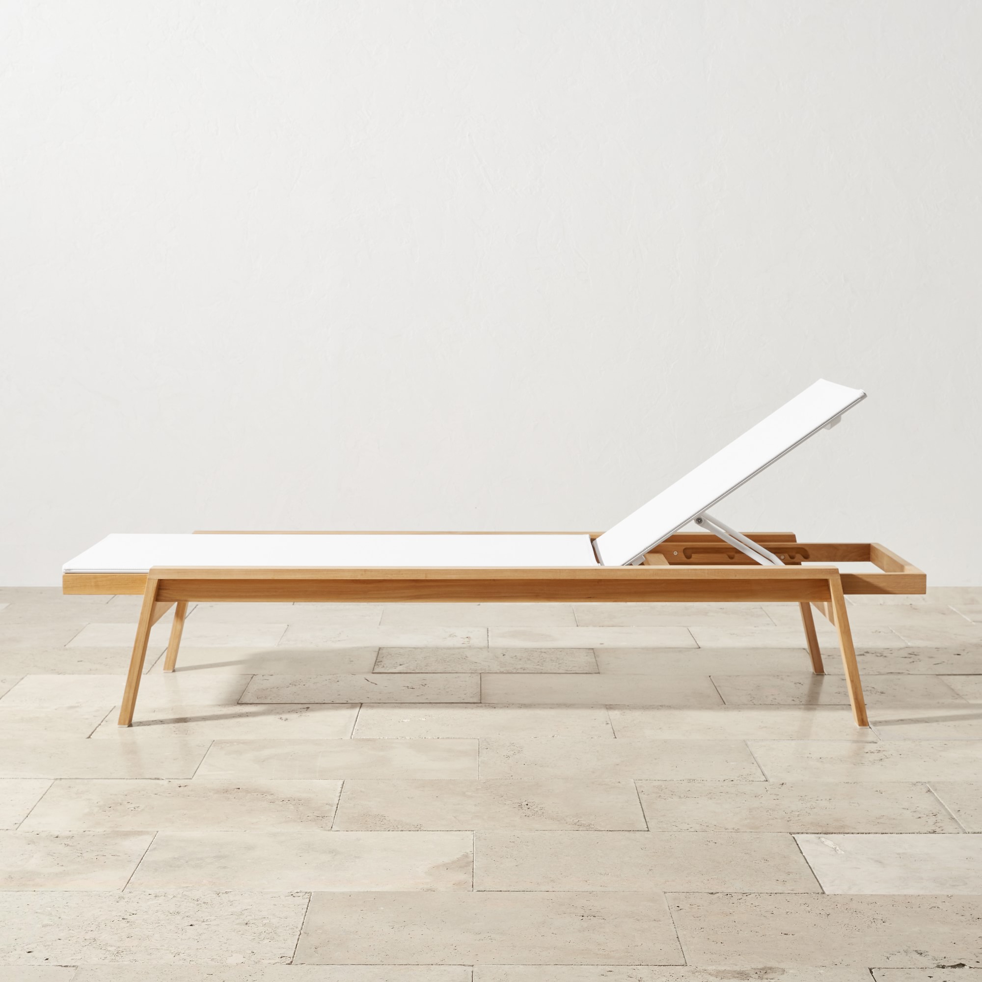 Santa Barbara Outdoor Natural Teak Chaise