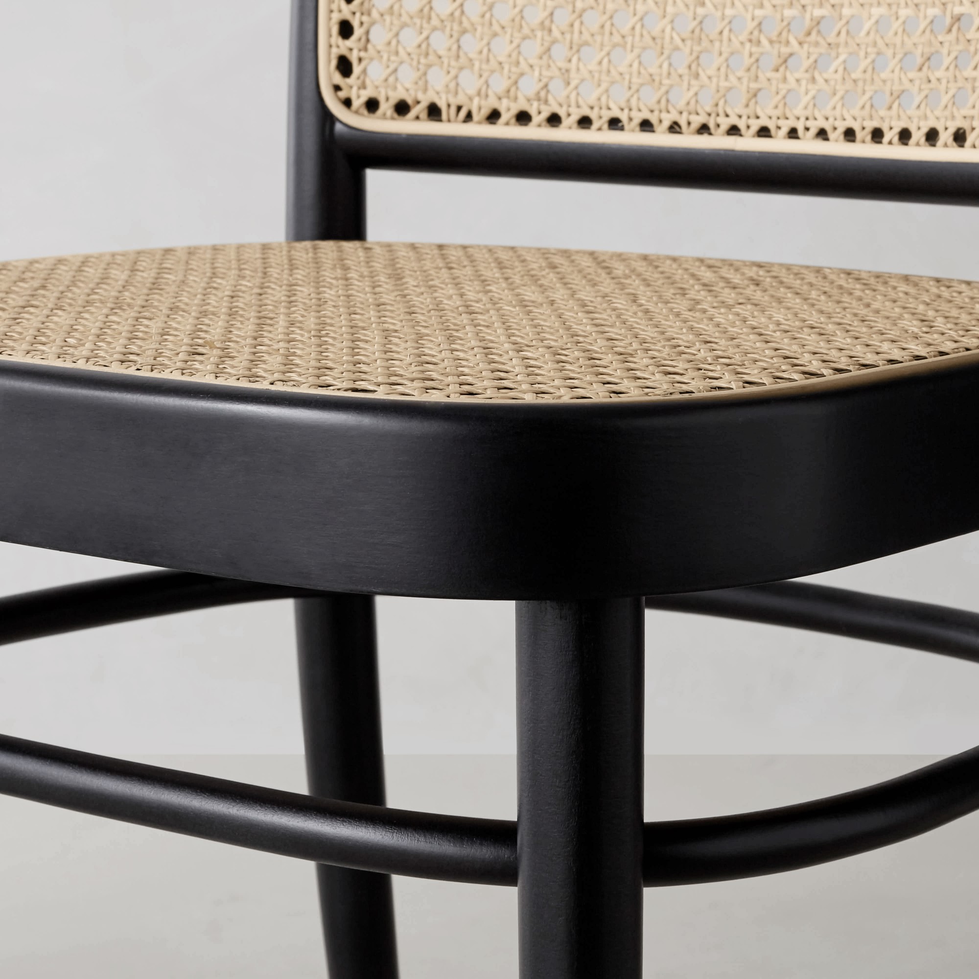 Ton 811 Caned Dining Side Chair