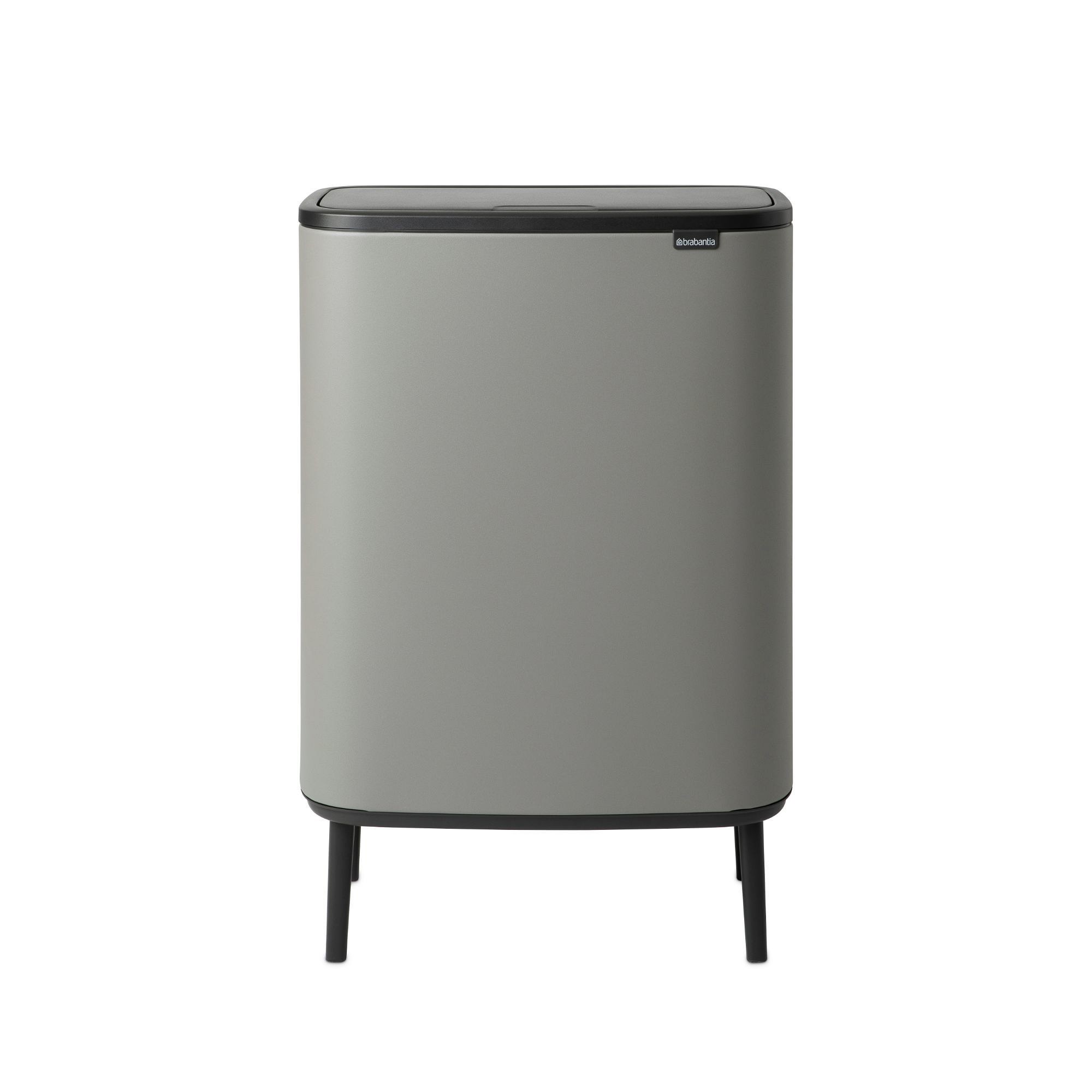 Brabantia Bo Touch Top Hi Single Compartment Trash Can, 16-Gallon