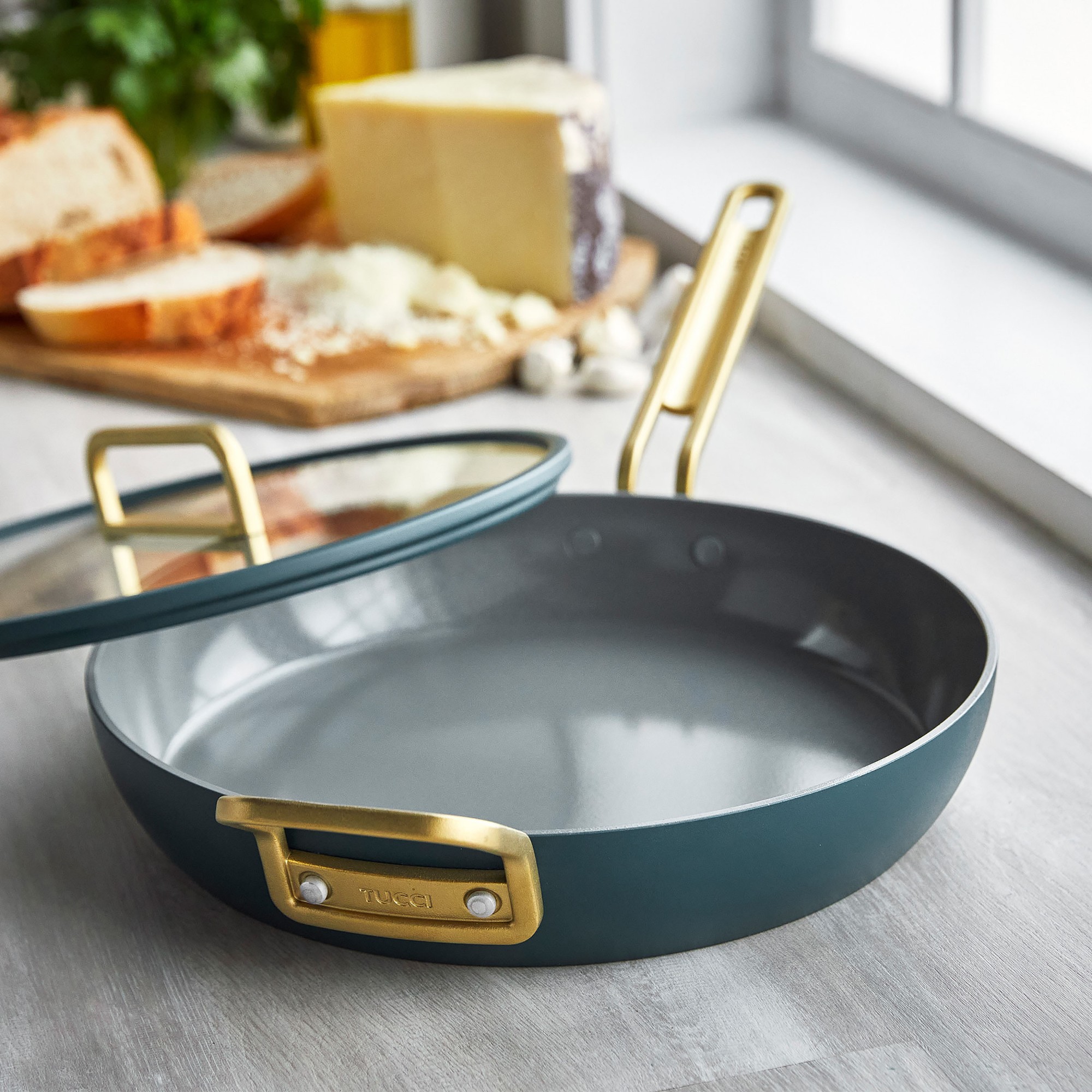 GreenPan™ Stanley Tucci™ Ceramic Nonstick Covered Fry Pan, 12