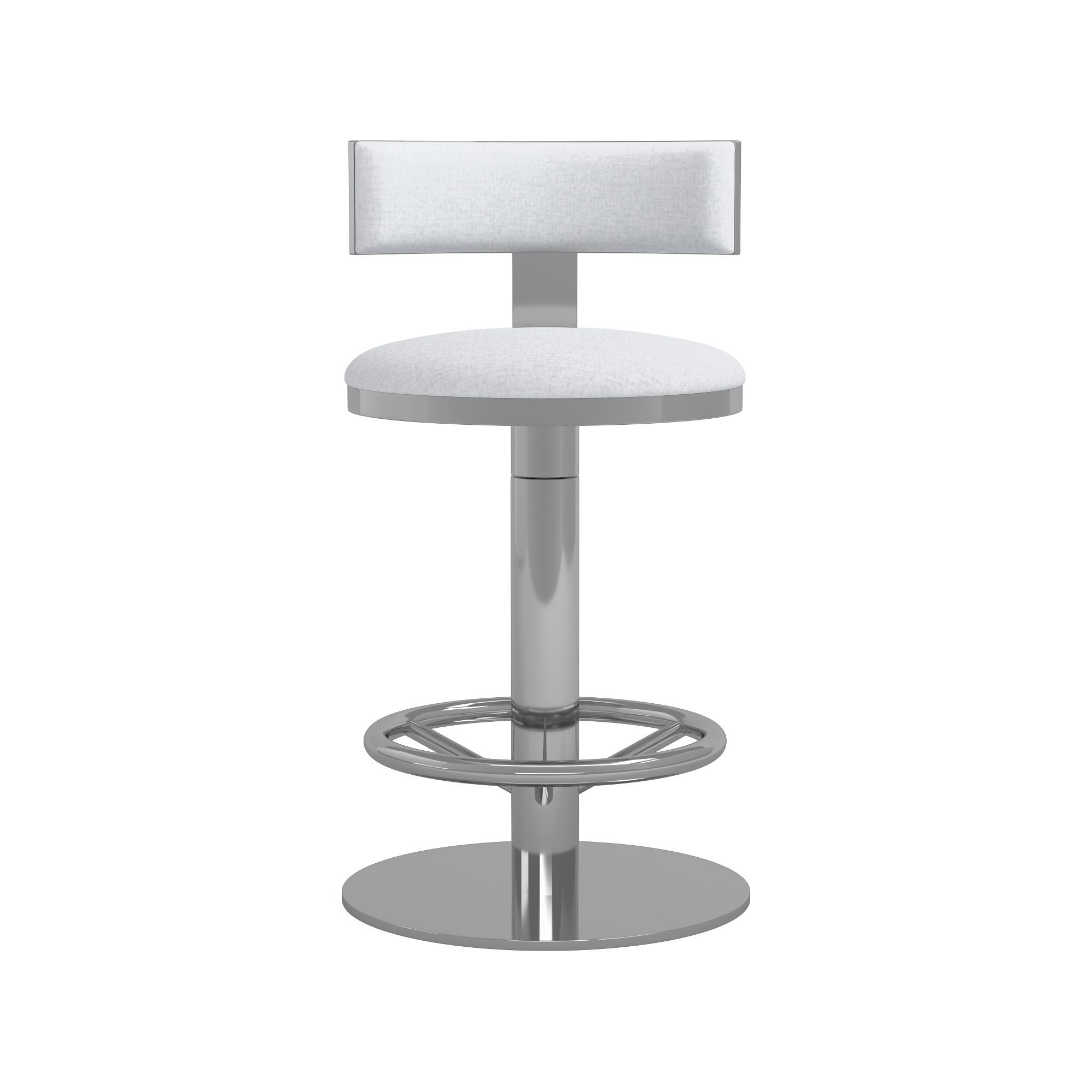 Larkin Upholstered Pedestal Counter & Bar Stool