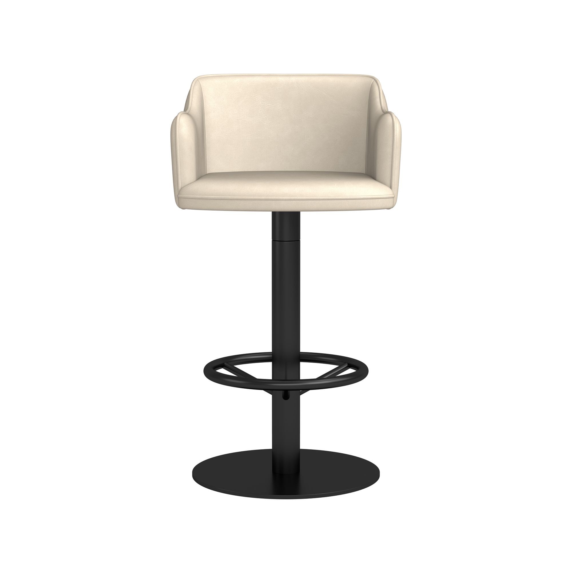Harding Upholstered Pedestal Counter  & Bar Stool