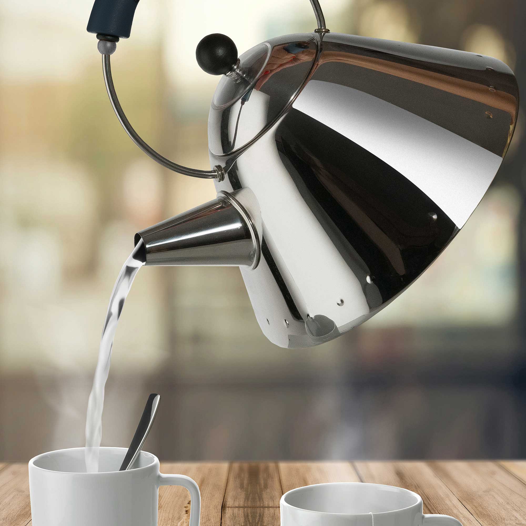 Alessi Michael Graves 9093 Stainless-Steel Tea Kettle