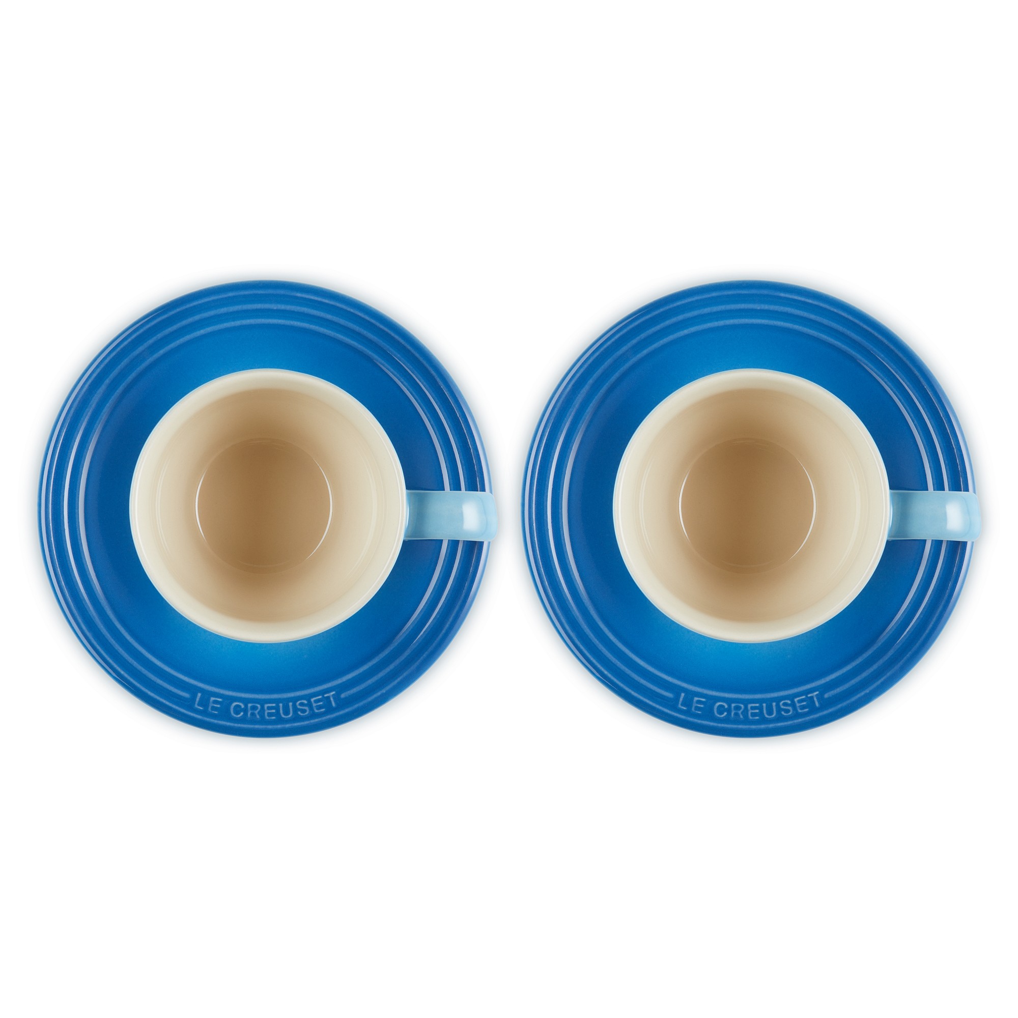 Le Creuset Cappuccino Cups & Saucers, Set of 2