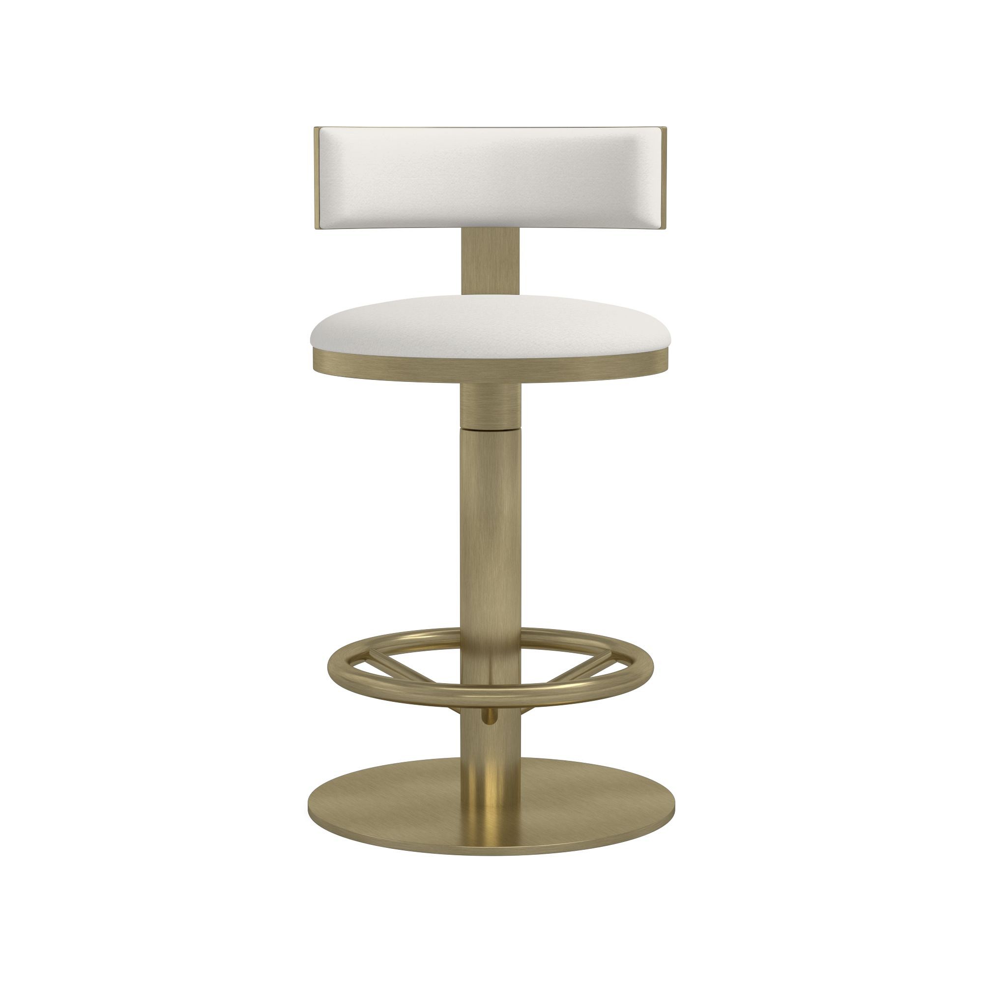 Larkin Upholstered Pedestal Counter & Bar Stool