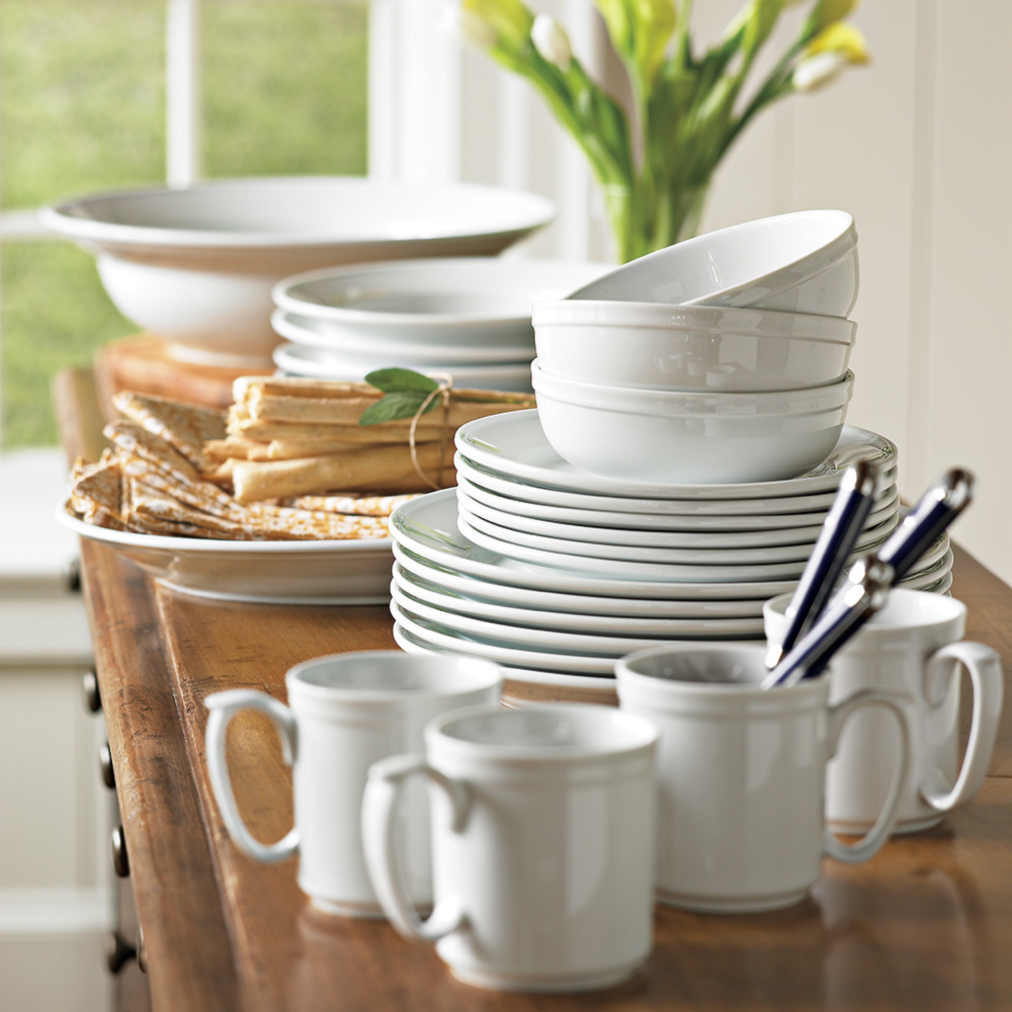 Williams Sonoma Pantry Mugs, Set of 6