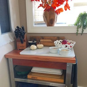 Boos Edge-Grain Cutting & Carving Board, Cherry