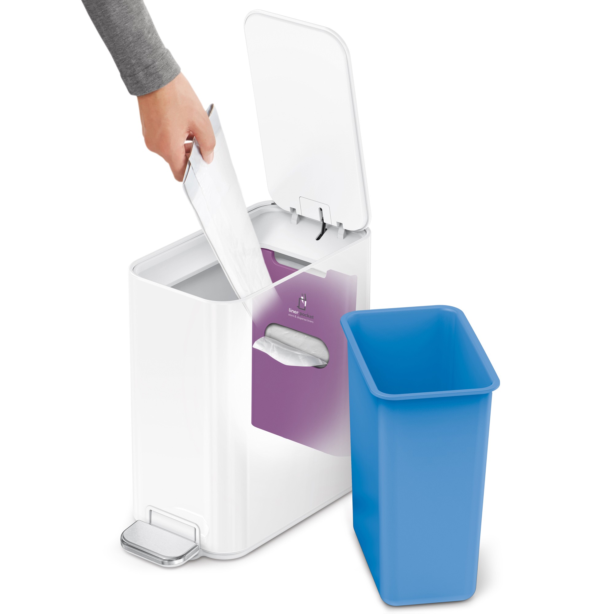 simplehuman™ 5L Slim Step Trash Can