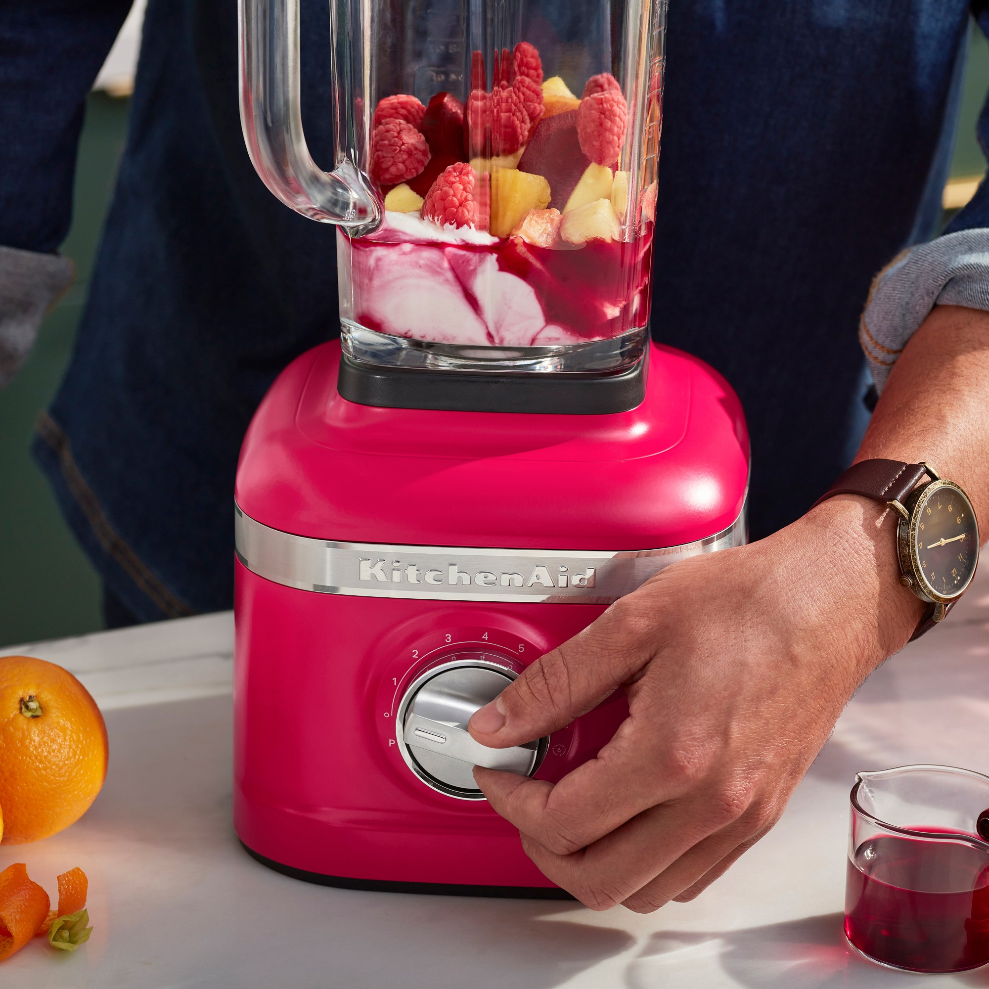 KitchenAid® 2023 Color of the Year K400 Blender, Hibiscus