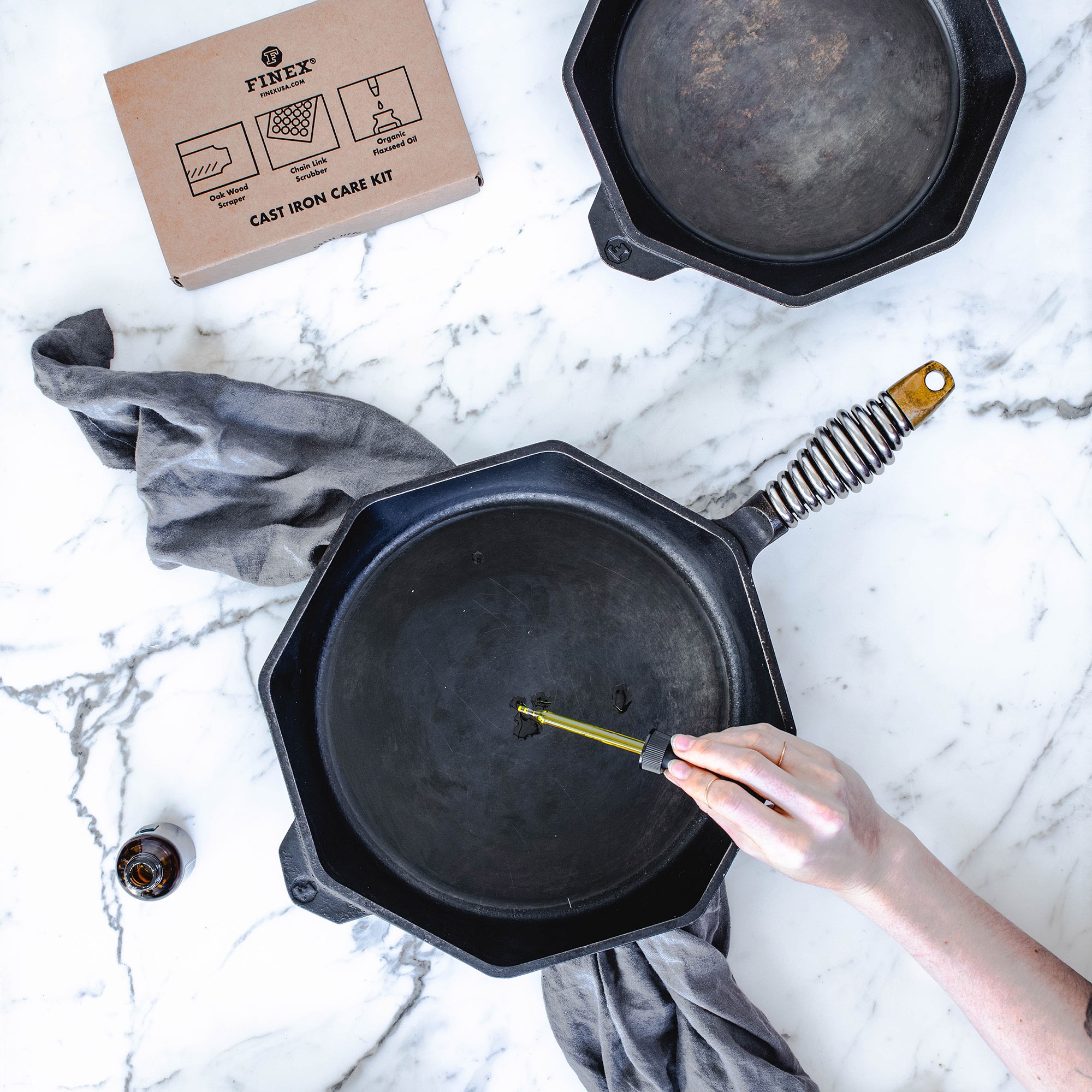 FINEX Cast Iron Care Kit