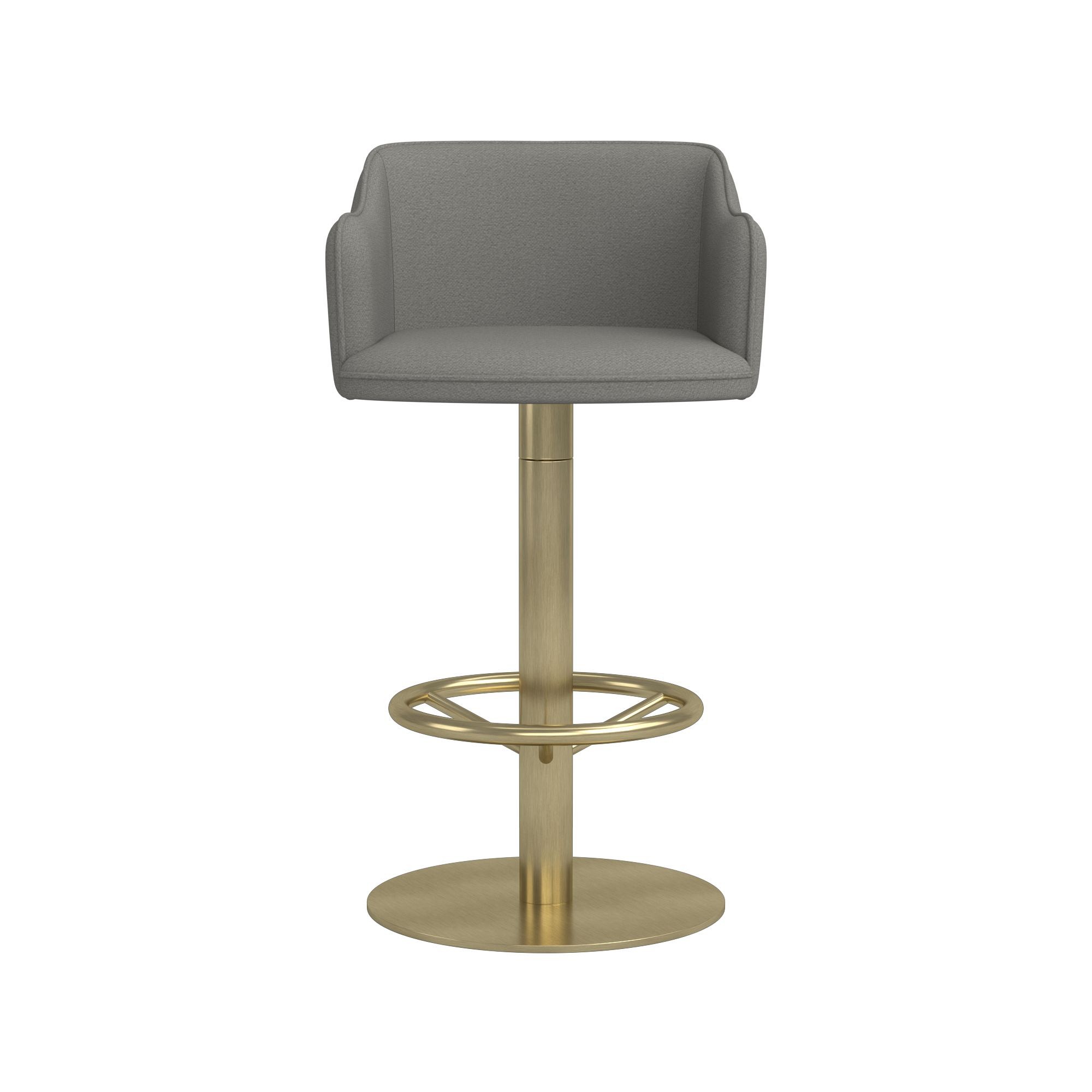 Harding Upholstered Pedestal Counter  & Bar Stool