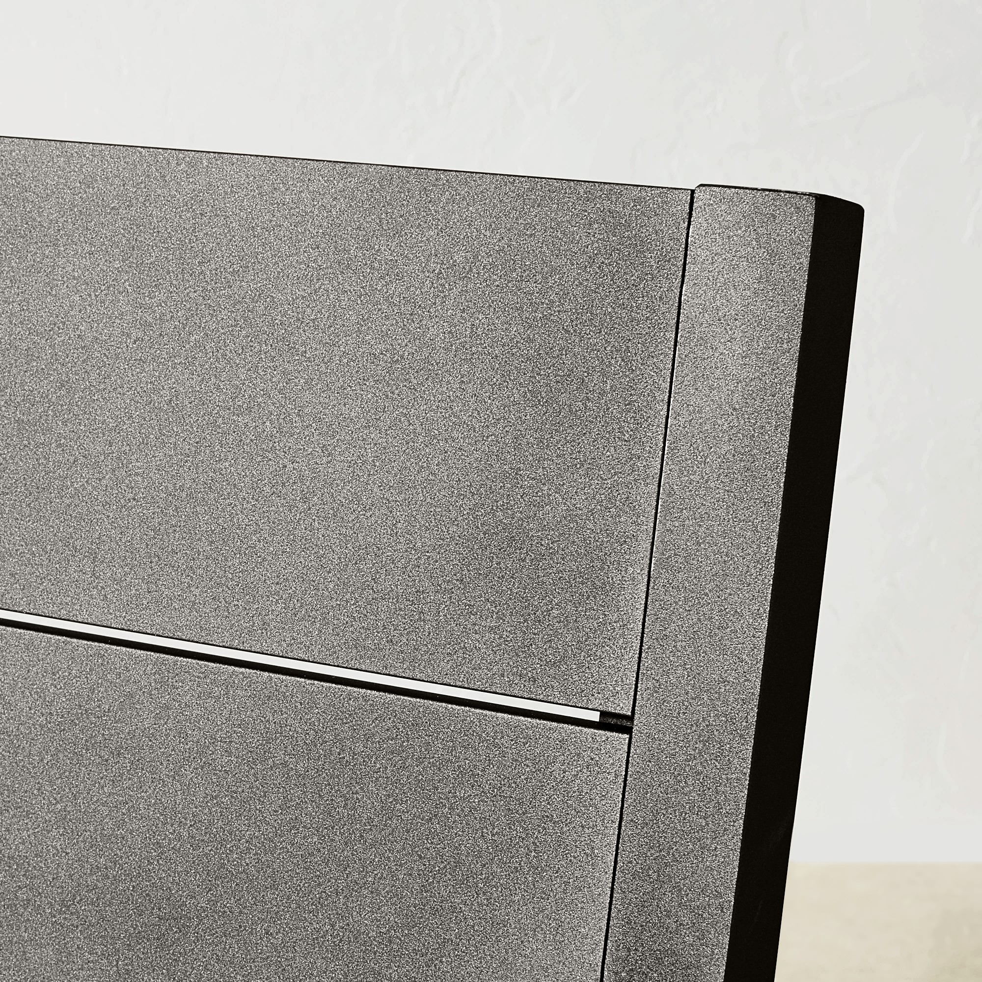 Larnaca Outdoor Slate Grey Metal Dining Armchair