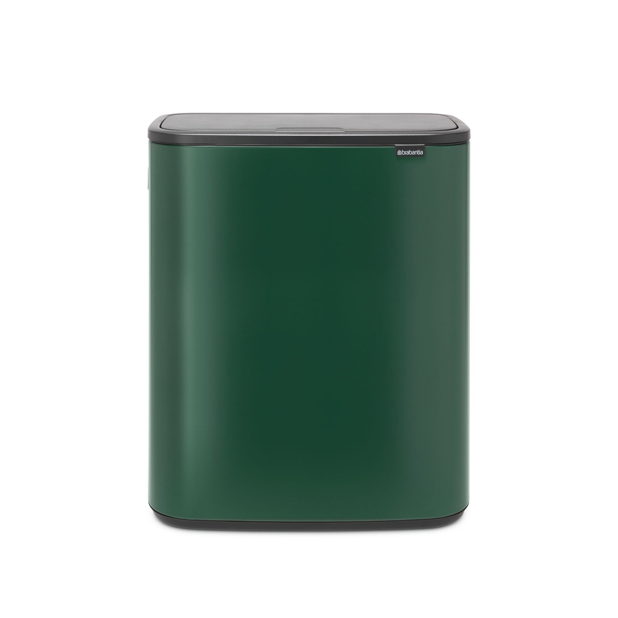 Brabantia Bo Touch Top Dual Compartment Recycling Trash Can, 2 x 8 Gallon