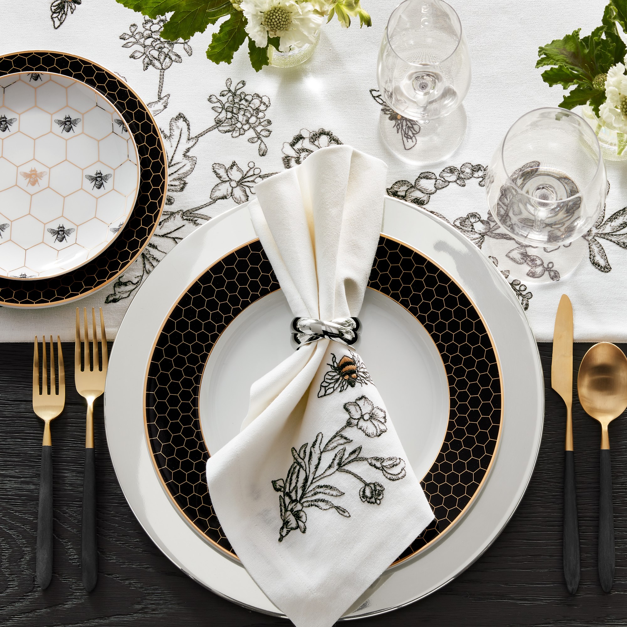 Honeycomb Salad Plates