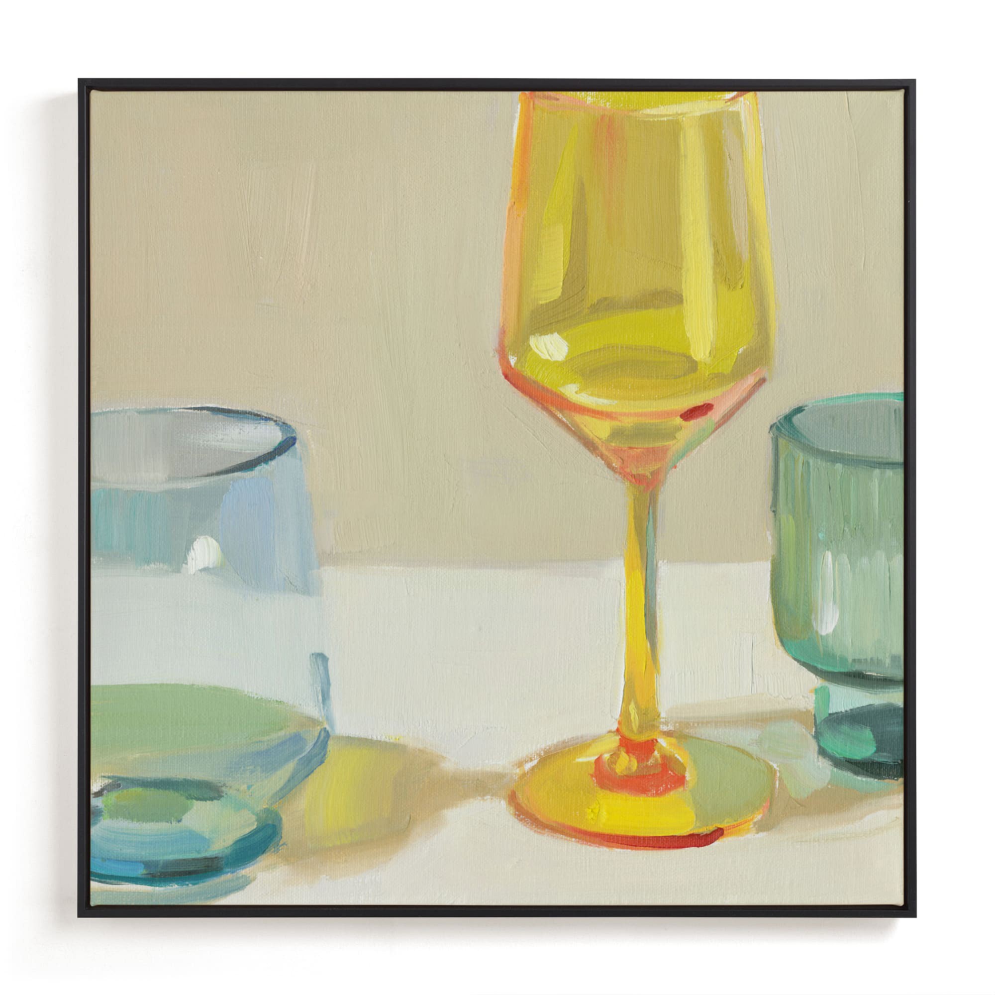 Rainbow Glassware 2 Open Edition Kitchen Art by Minted