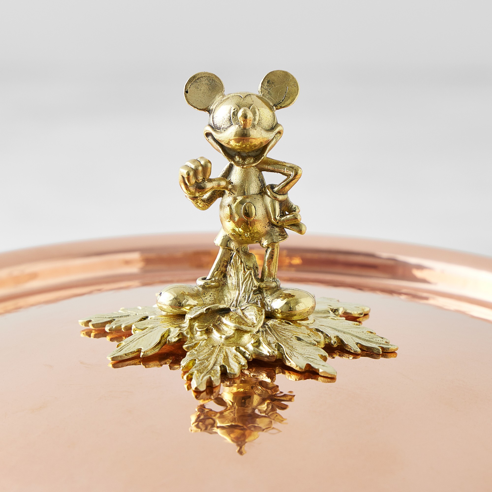 Ruffoni Historia Disney© Hammered Copper Stockpot with Mickey Knob, 7 1/2-Qt.
