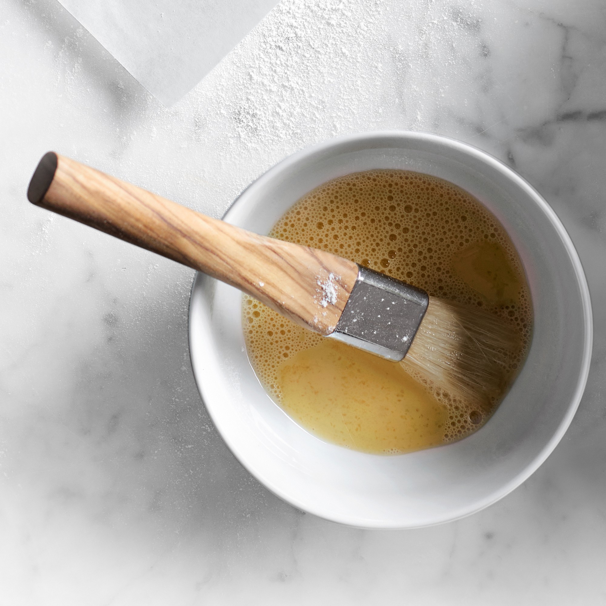 Williams Sonoma Olivewood Pastry Brush