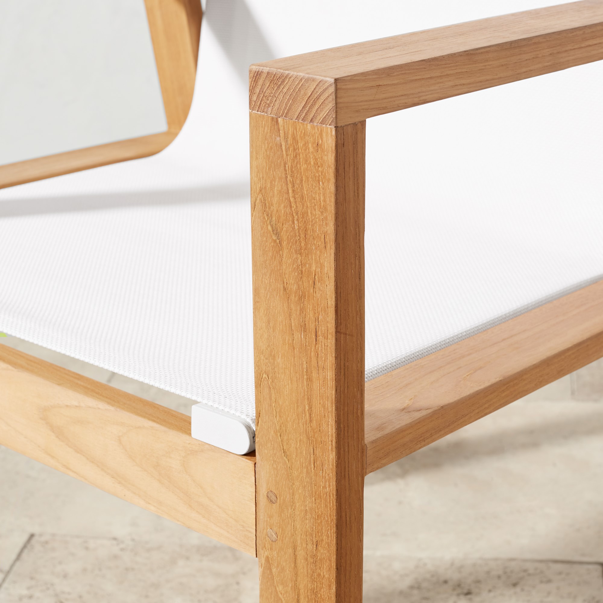 Santa Barbara Outdoor Natural Teak Dining Armchair