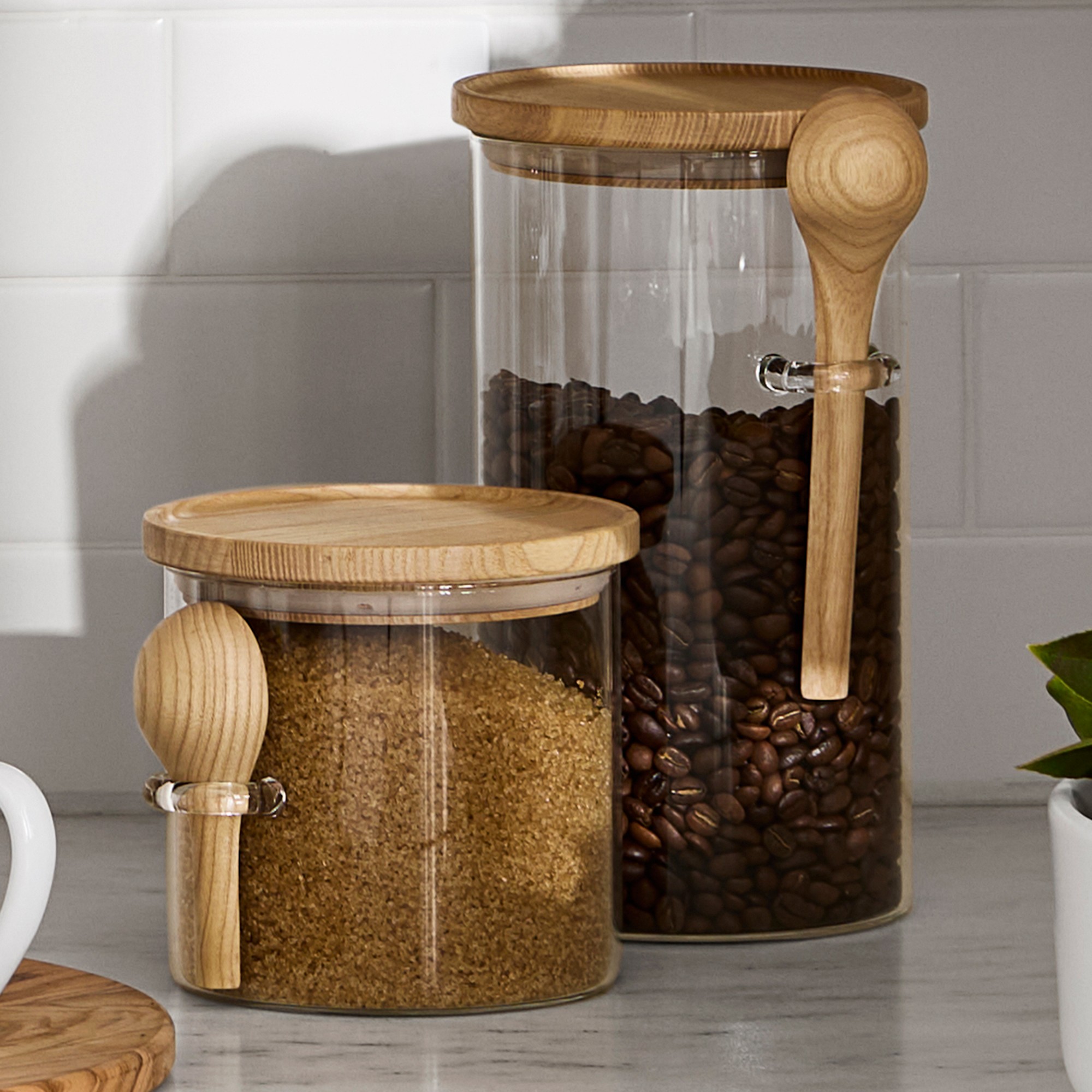Hold Everything Coffee & Tea Stackable Canisters