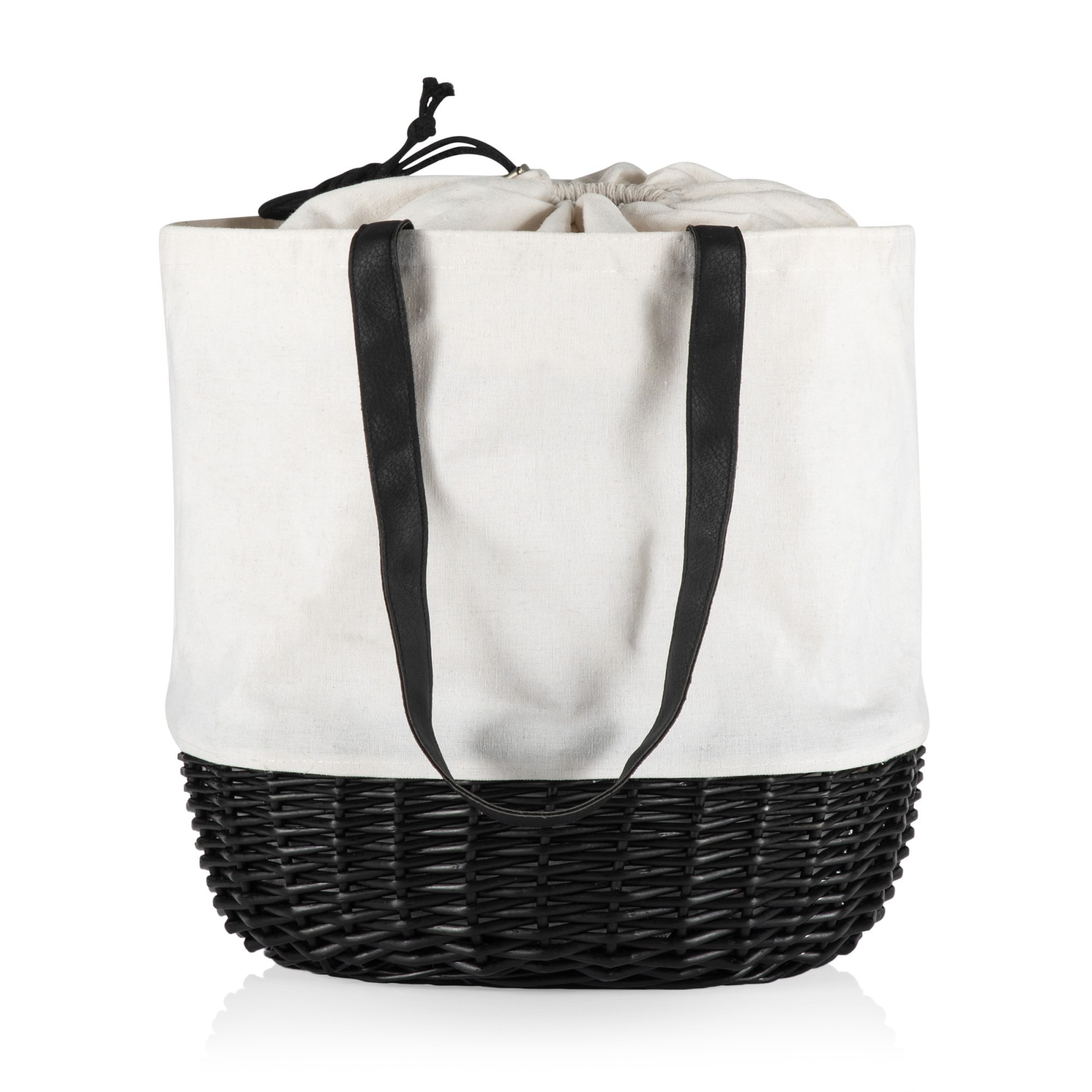 Seville Canvas and Willow Basket Tote