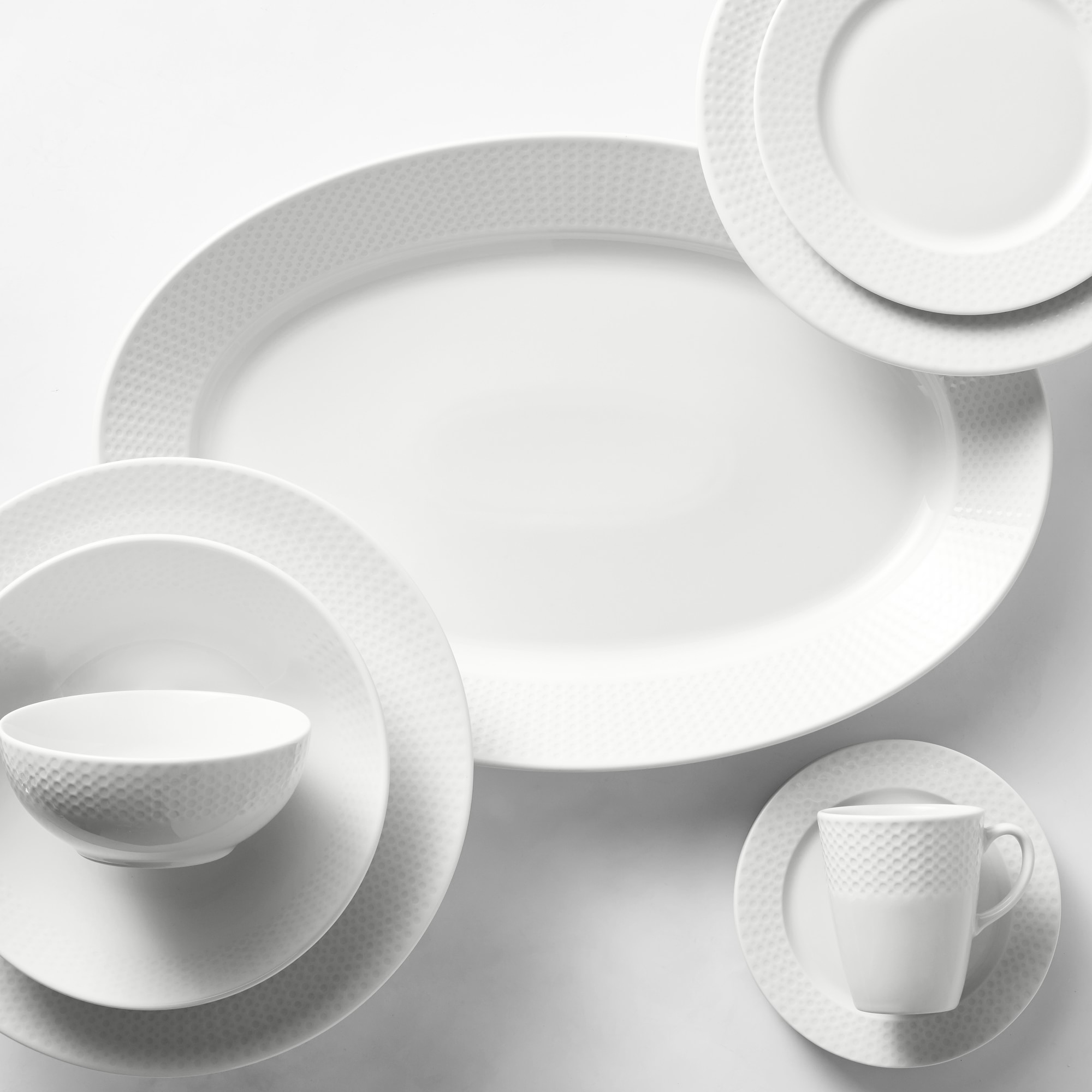Pillivuyt Perle Porcelain Pasta Bowls