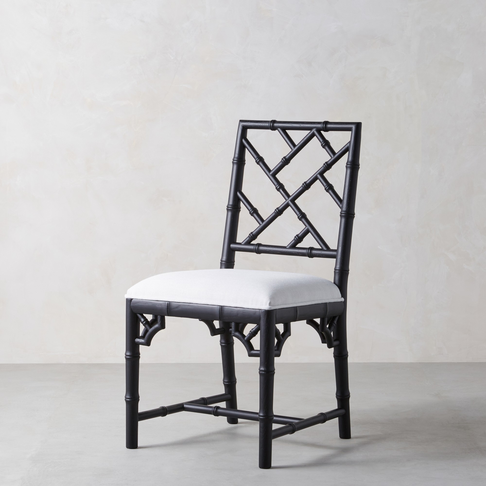 Chippendale Upholstered Bistro Side Chair