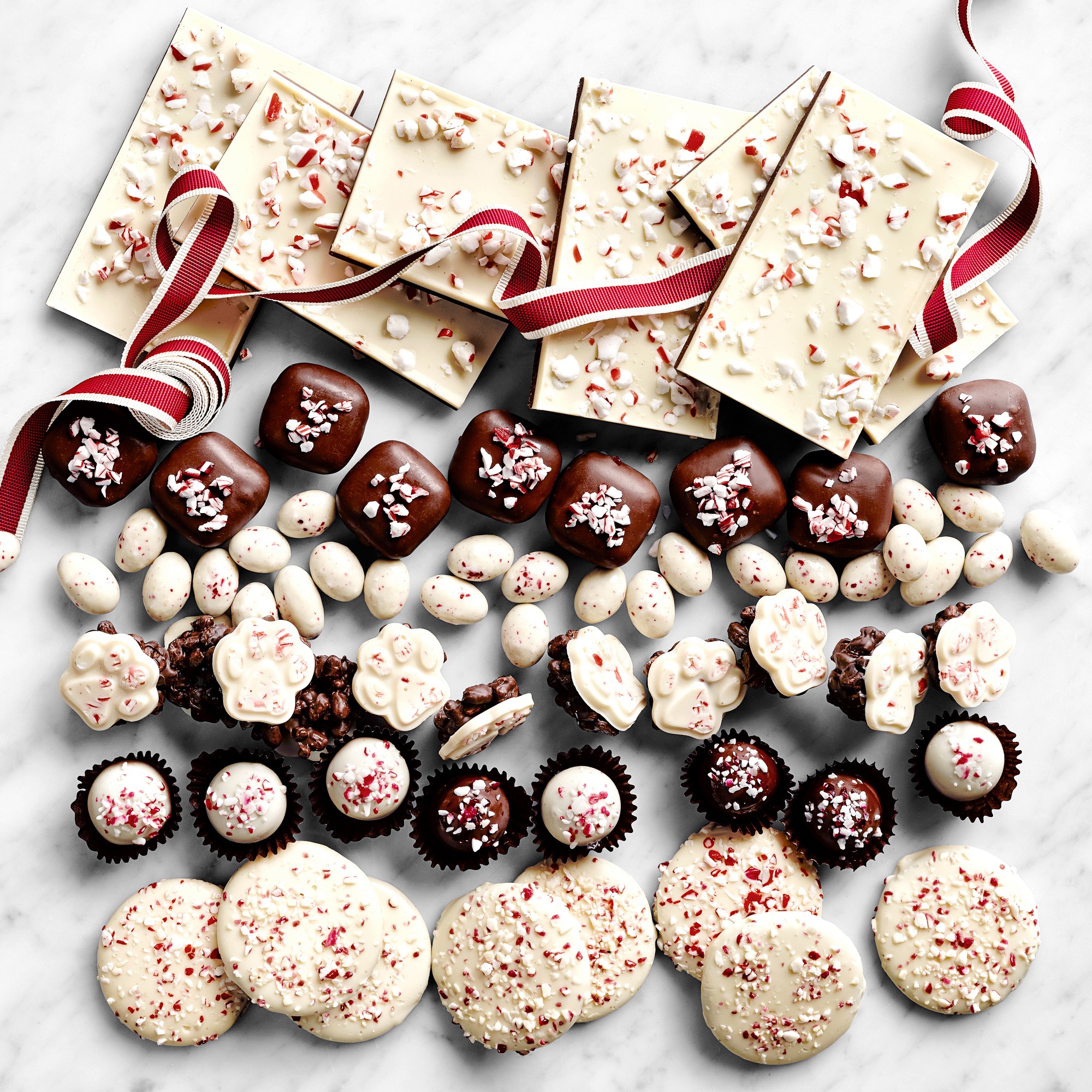 Williams Sonoma Peppermint Bark Truffles