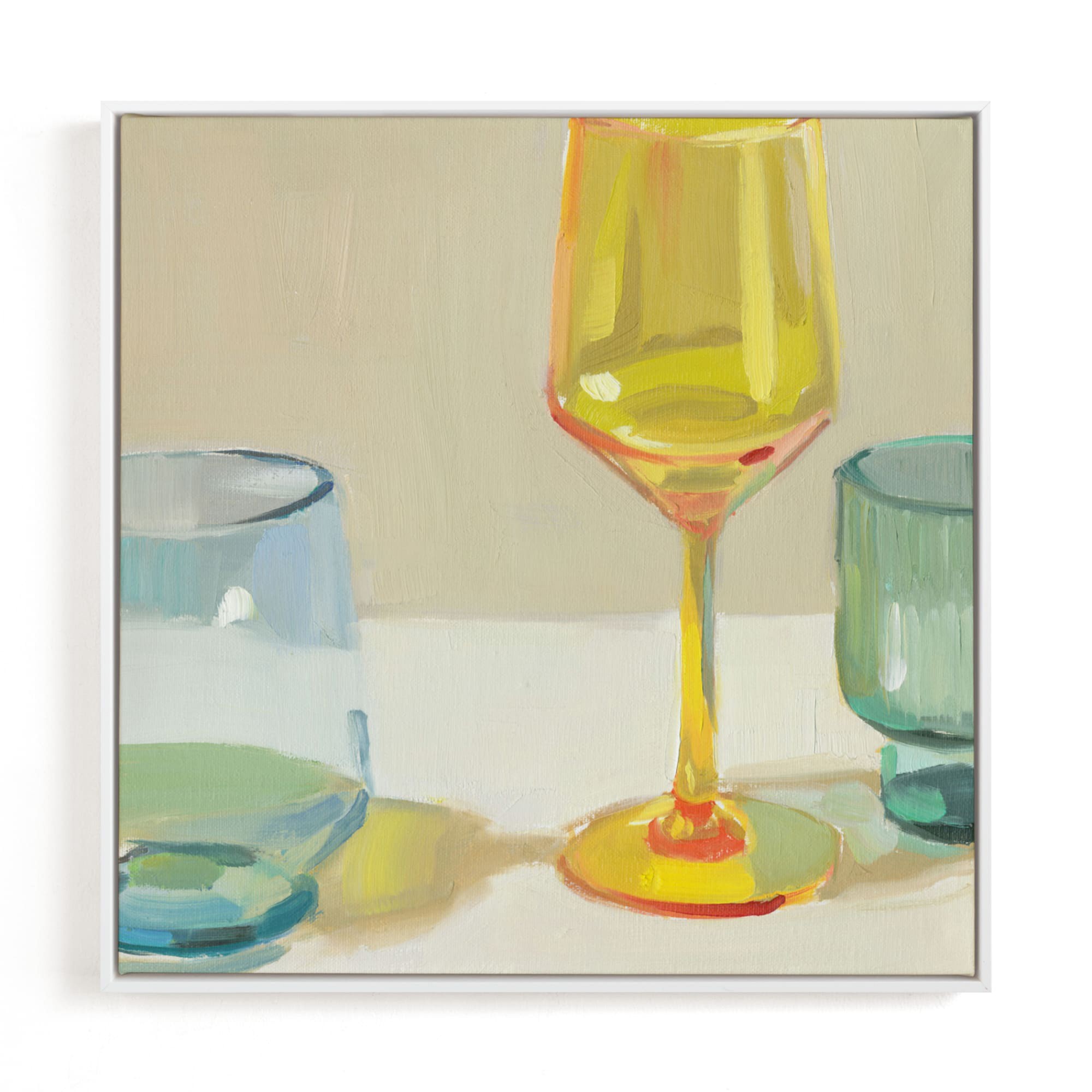 Rainbow Glassware 2 Open Edition Kitchen Art by Minted