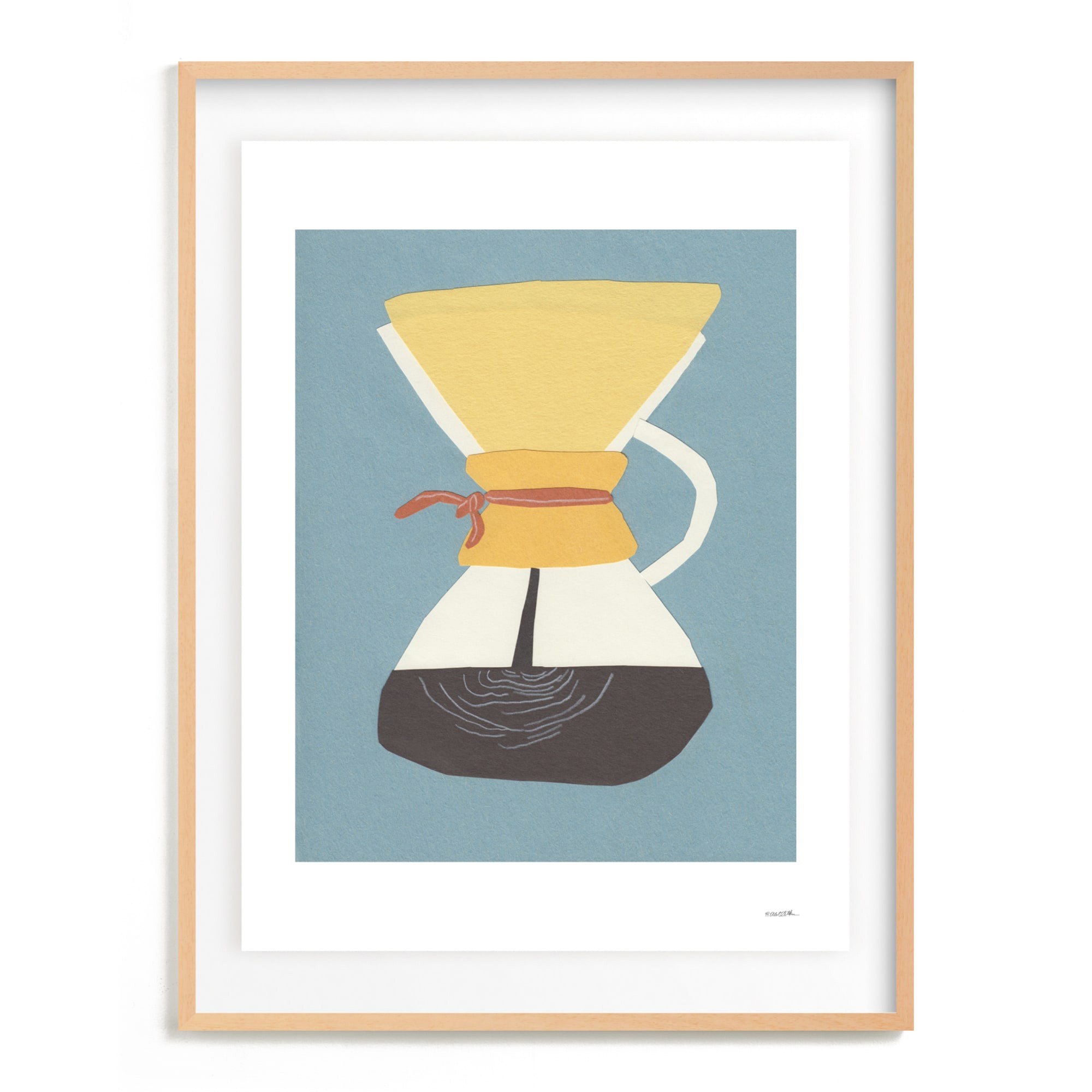 Coffee Maker Limited Edition Kitchen Art by Minted