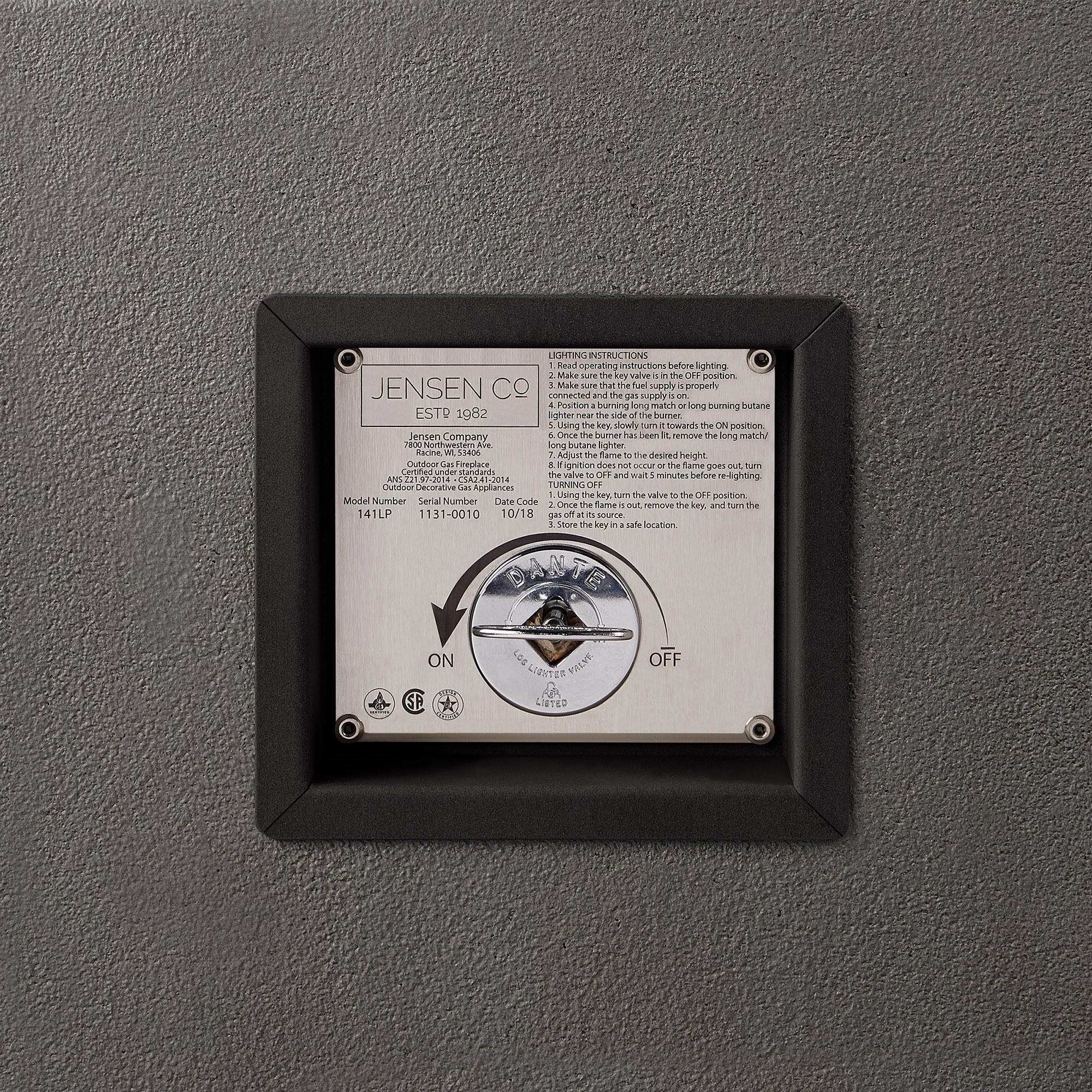 Havana Low Rectangle Fire Pit Table (60