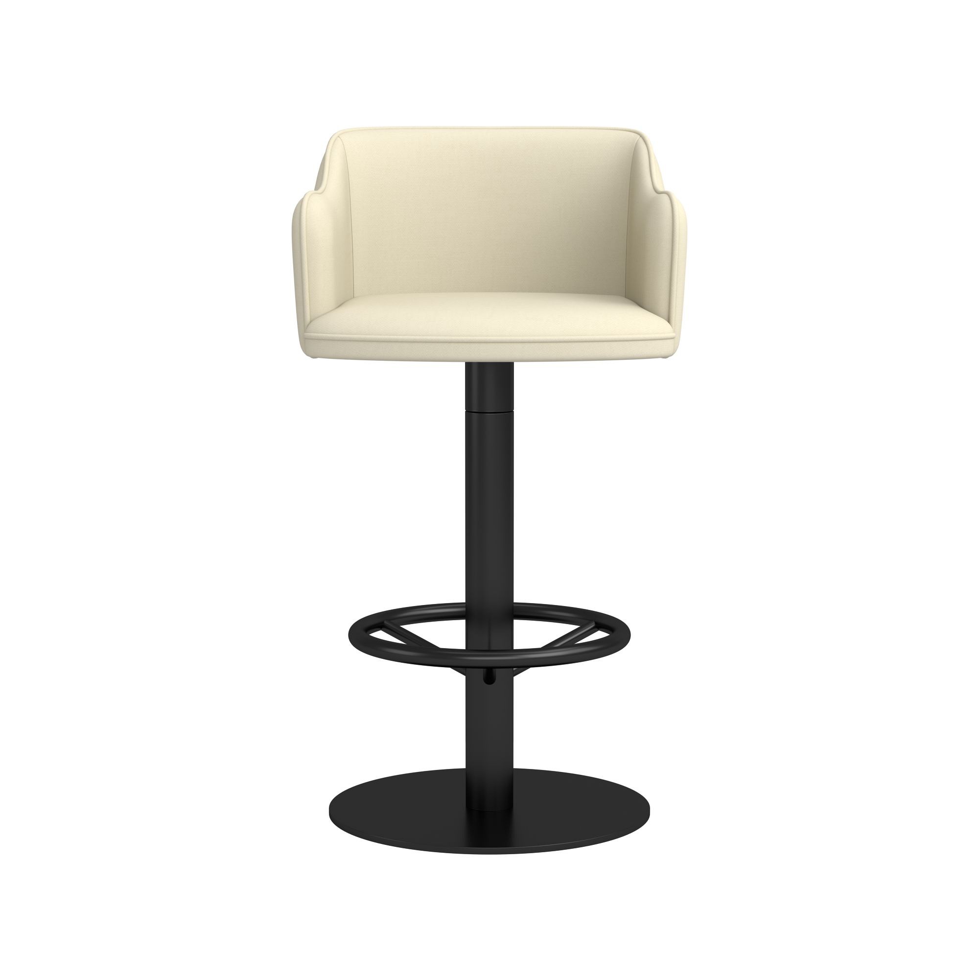 Harding Upholstered Pedestal Counter  & Bar Stool
