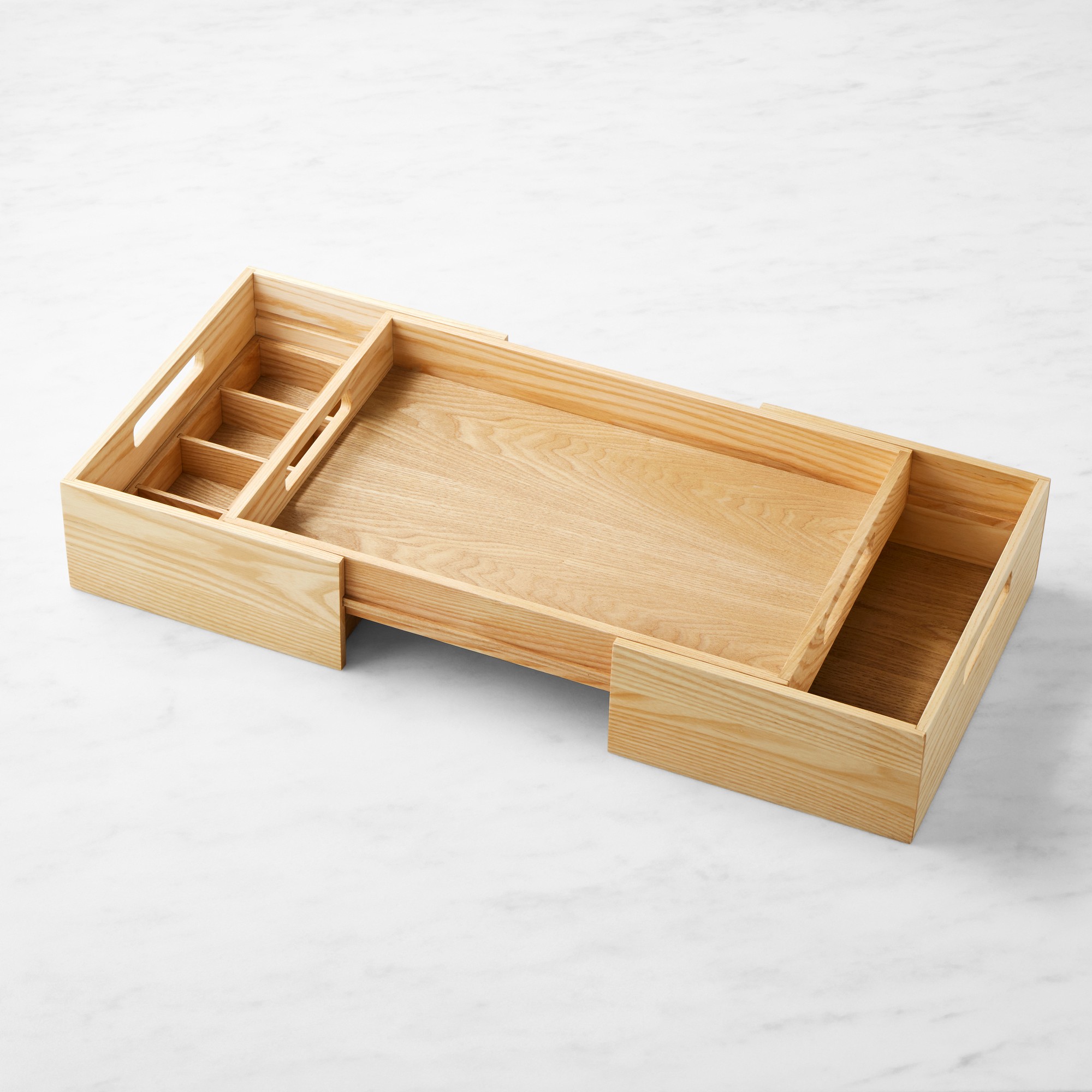 Hold Everything Multi Functional Pull Out Tray, Ashwood
