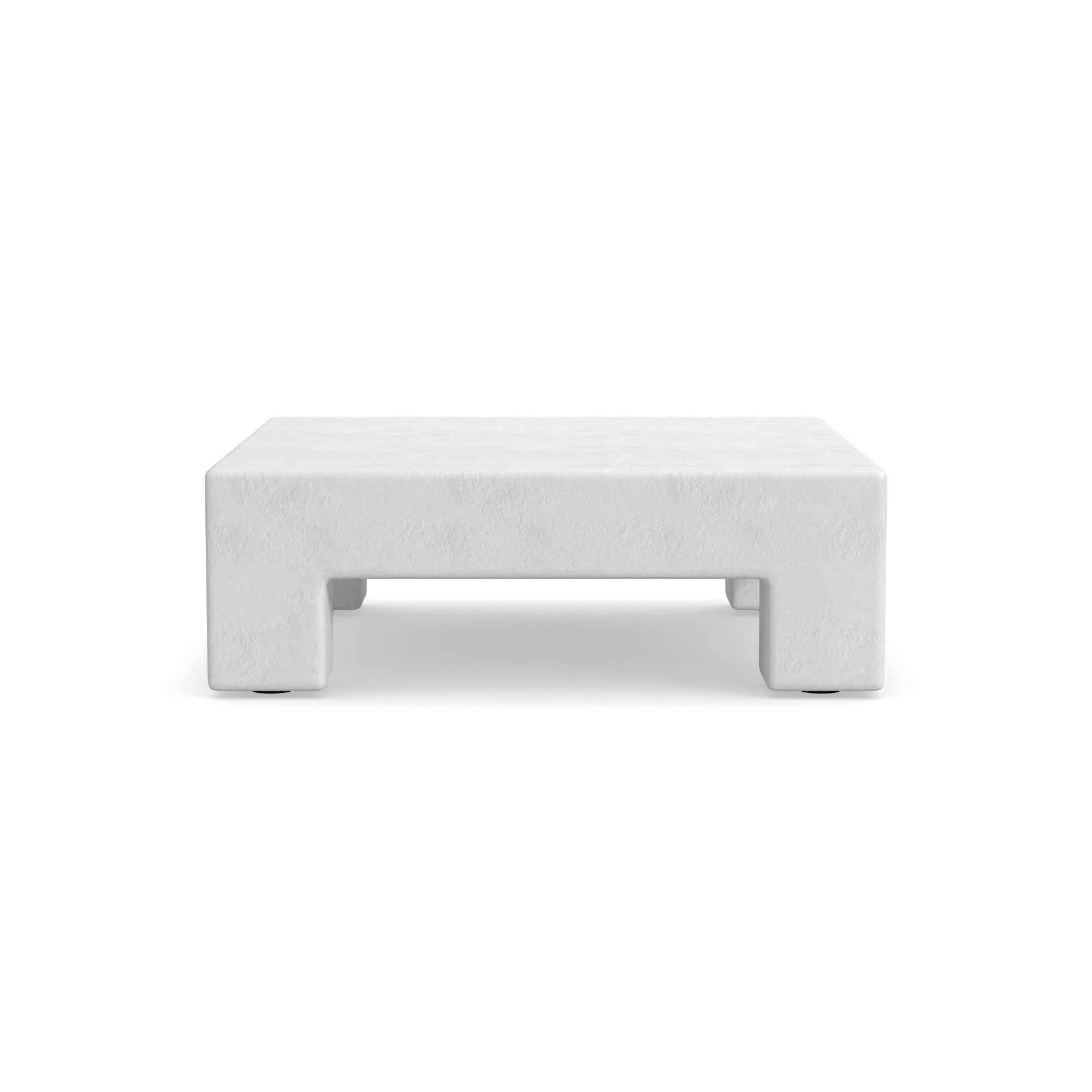 Matte White Square Coffee Table (48