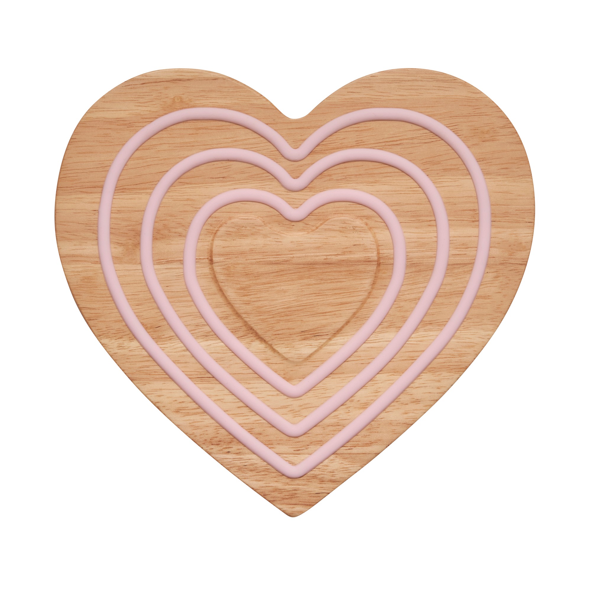 Le Creuset Heart Shaped Magnetic Wooden Trivet