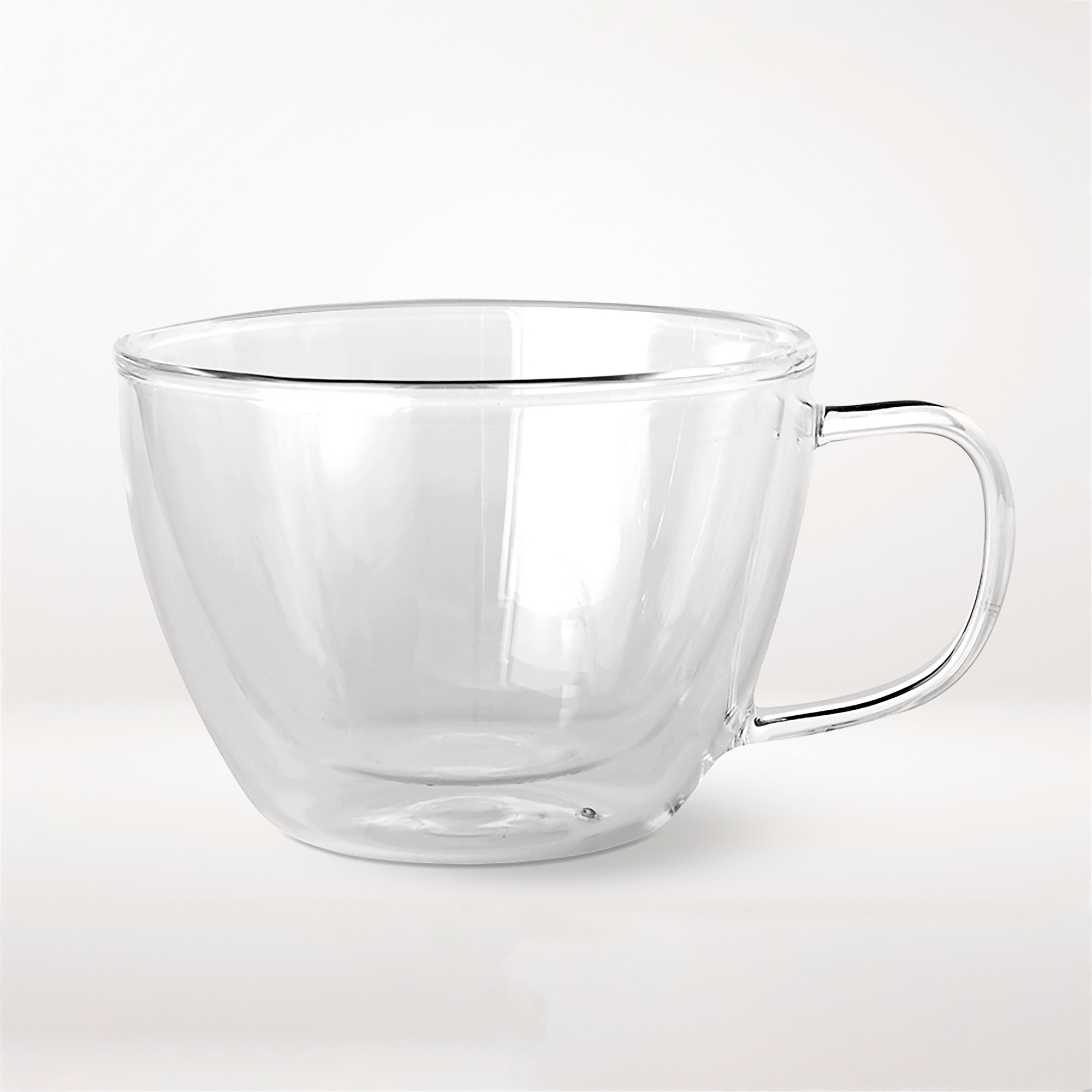 Double-Wall Glass Latte Mugs