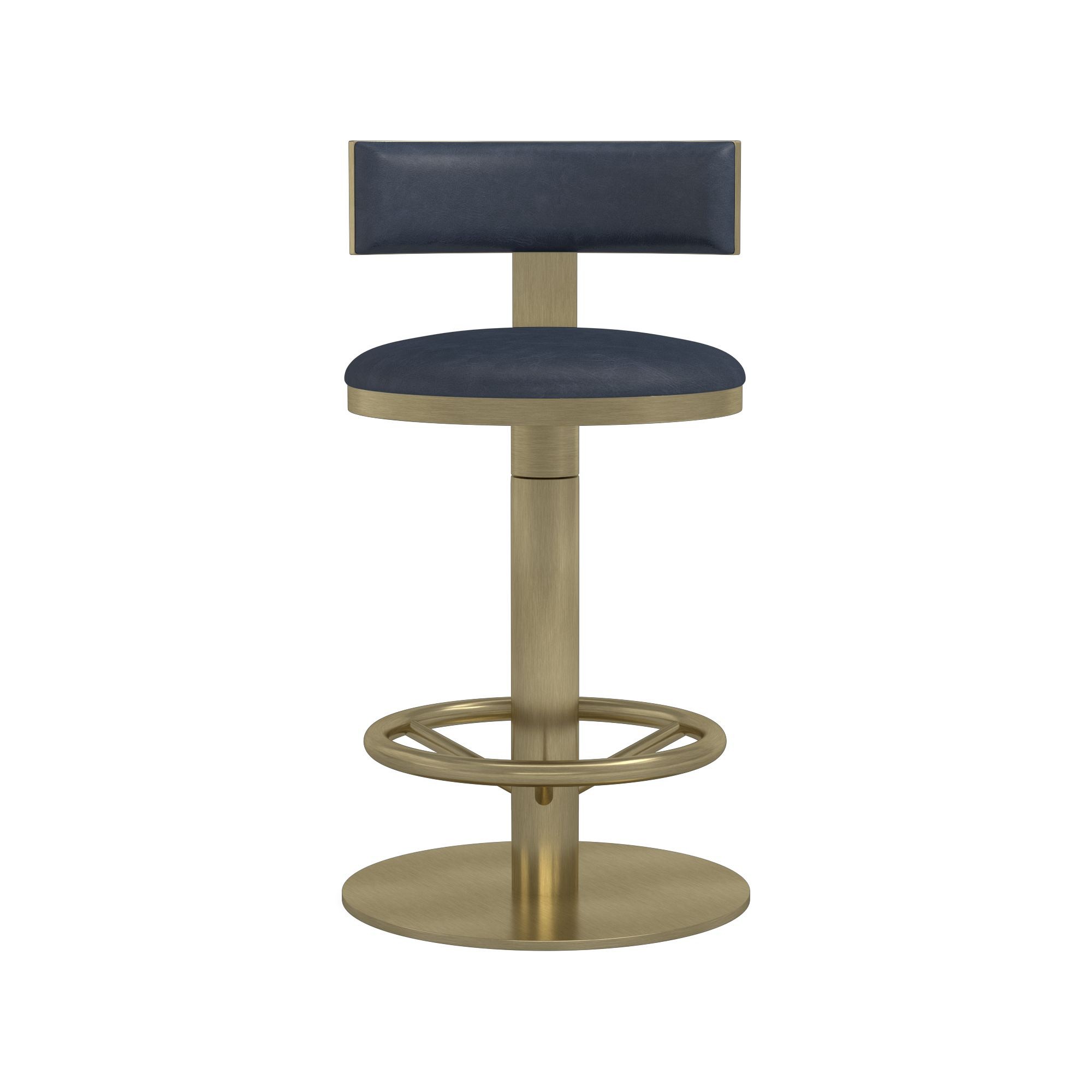Larkin Upholstered Pedestal Counter & Bar Stool