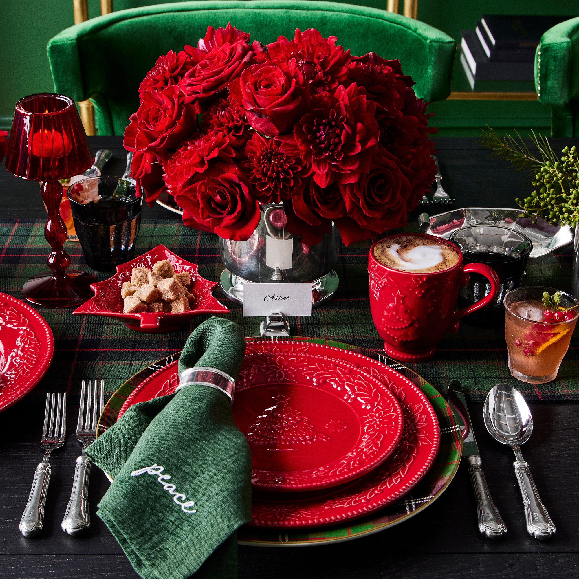 Heirloom Name Card Holders, Set of 4