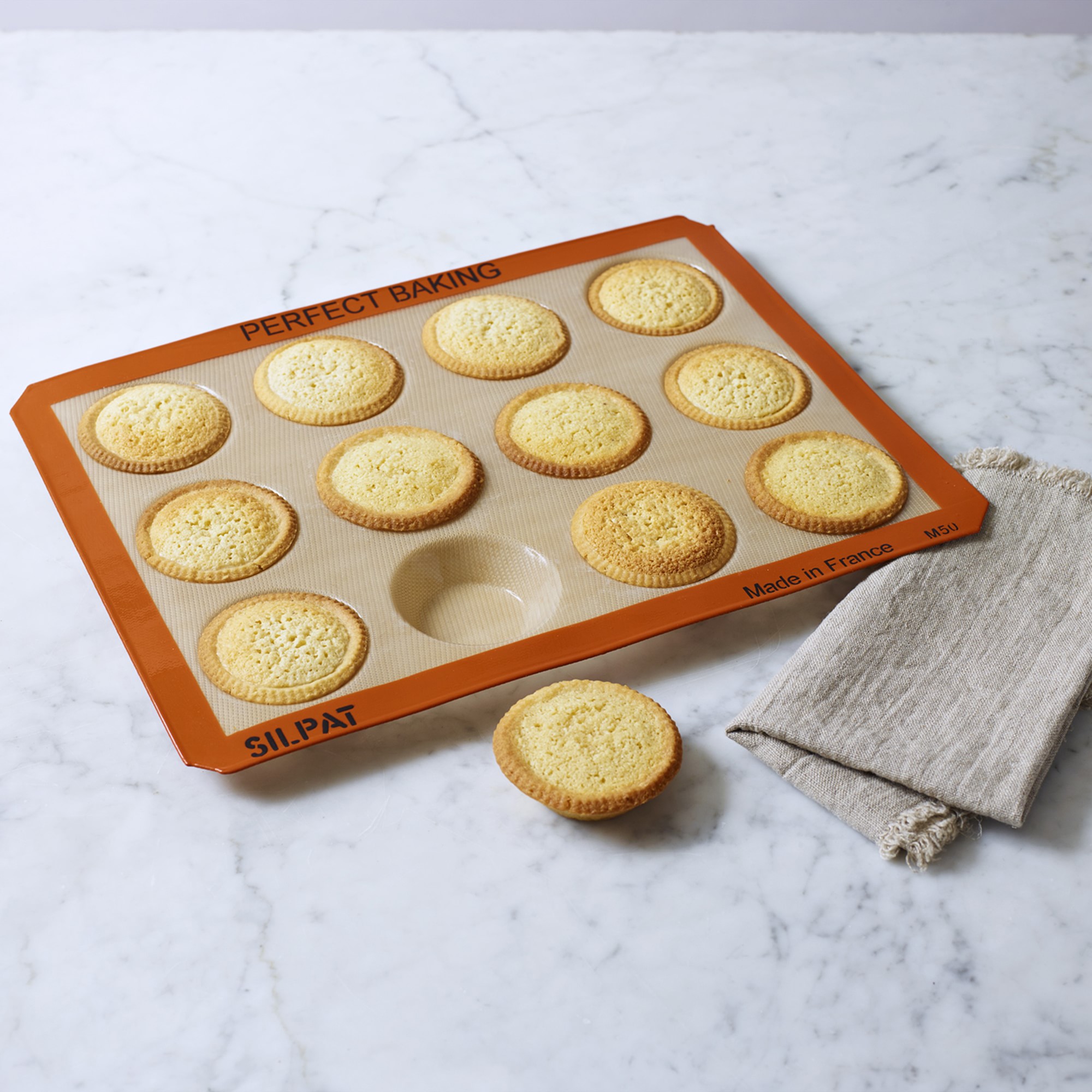 Silpat Nonstick Silicone Perfect Tartelettes Pan