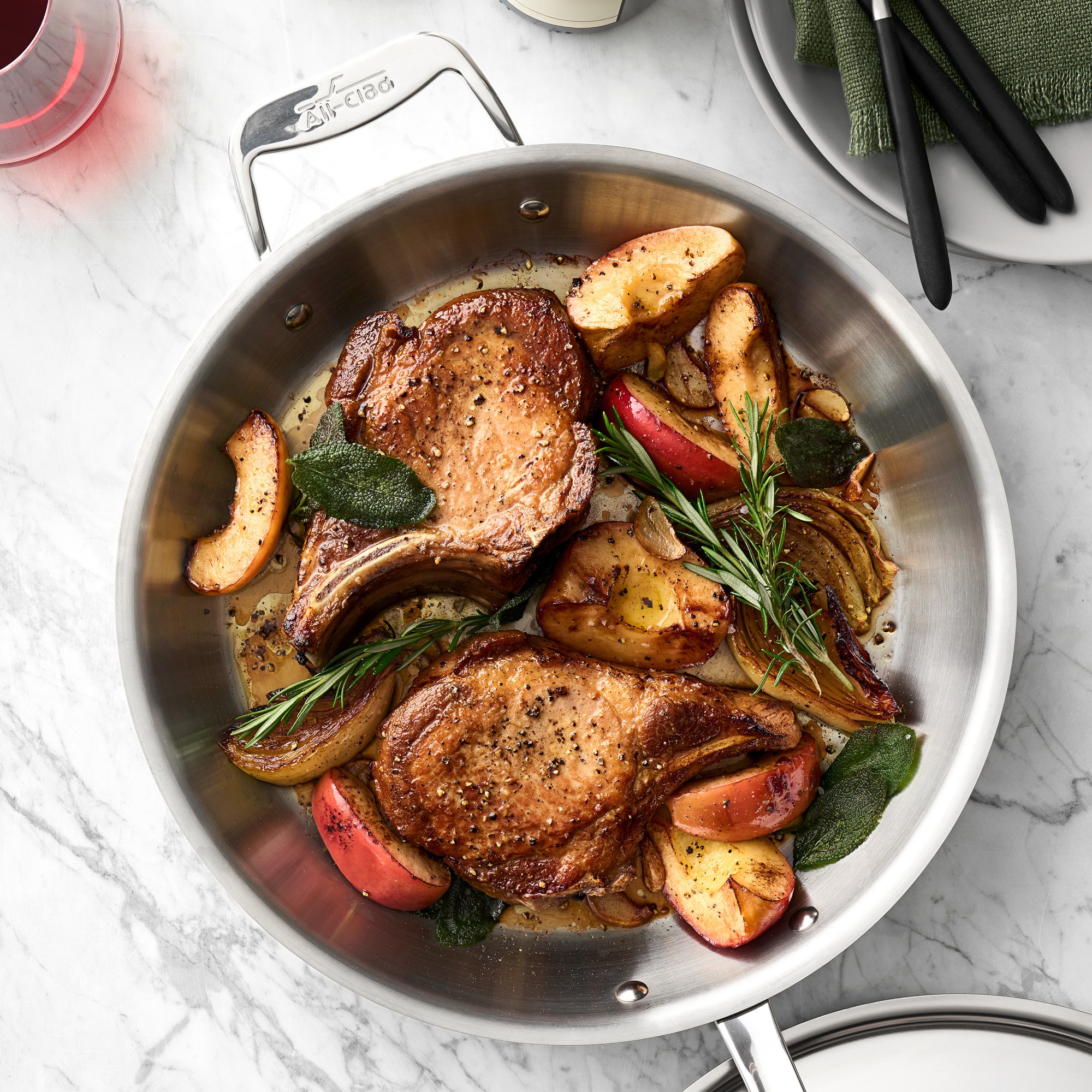 All-Clad G5™ Graphite Core Stainless-Steel Fry Pan