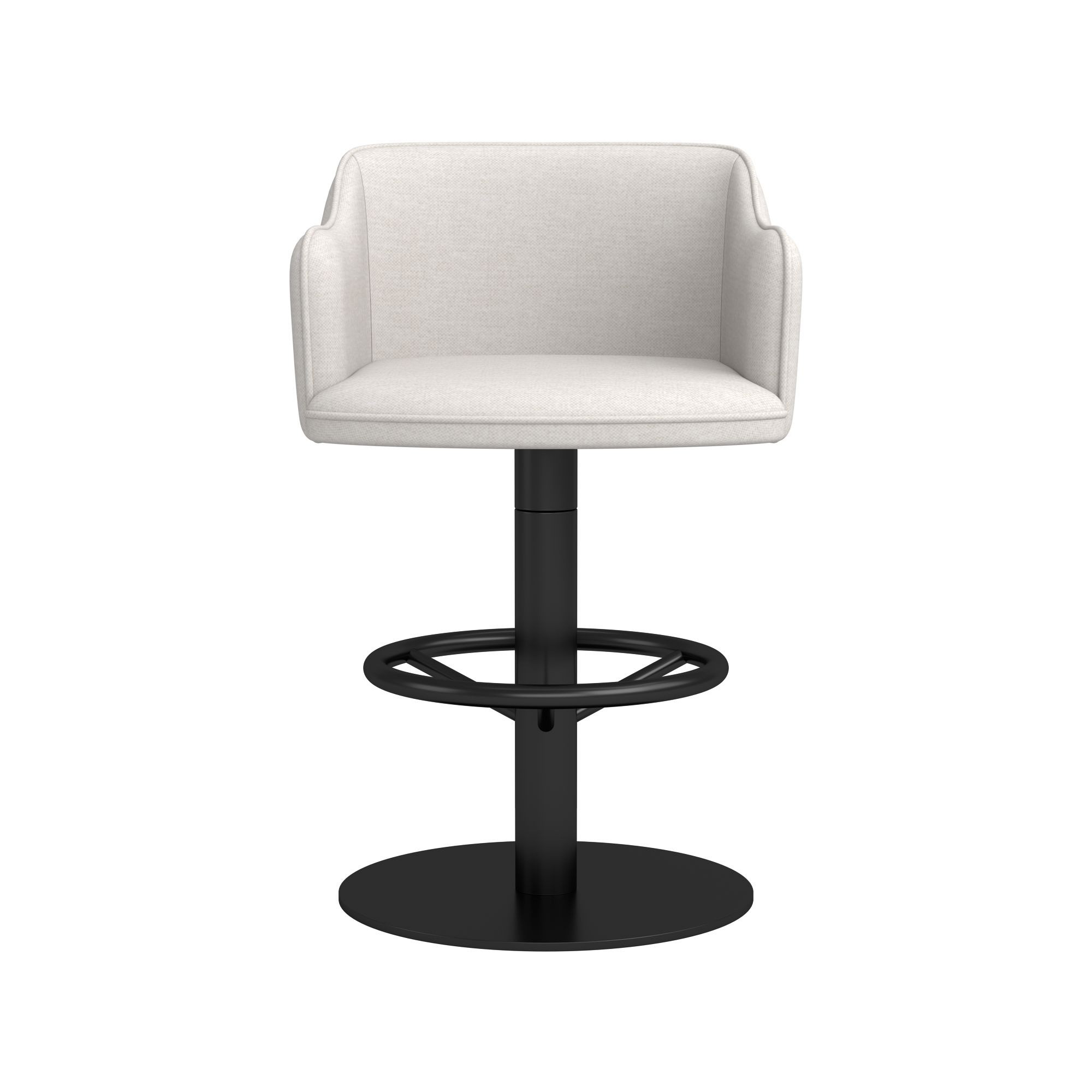 Harding Upholstered Pedestal Counter  & Bar Stool