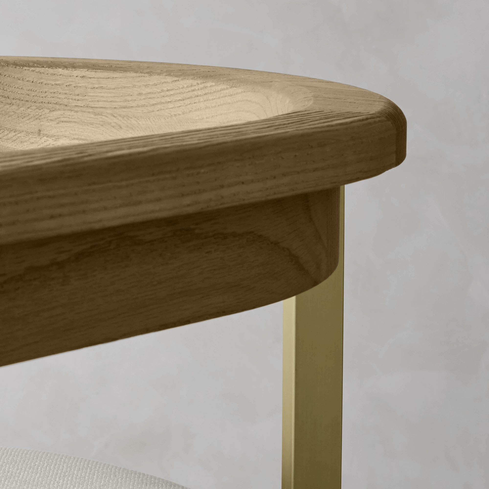 Tulip Upholstered Dining Armchair