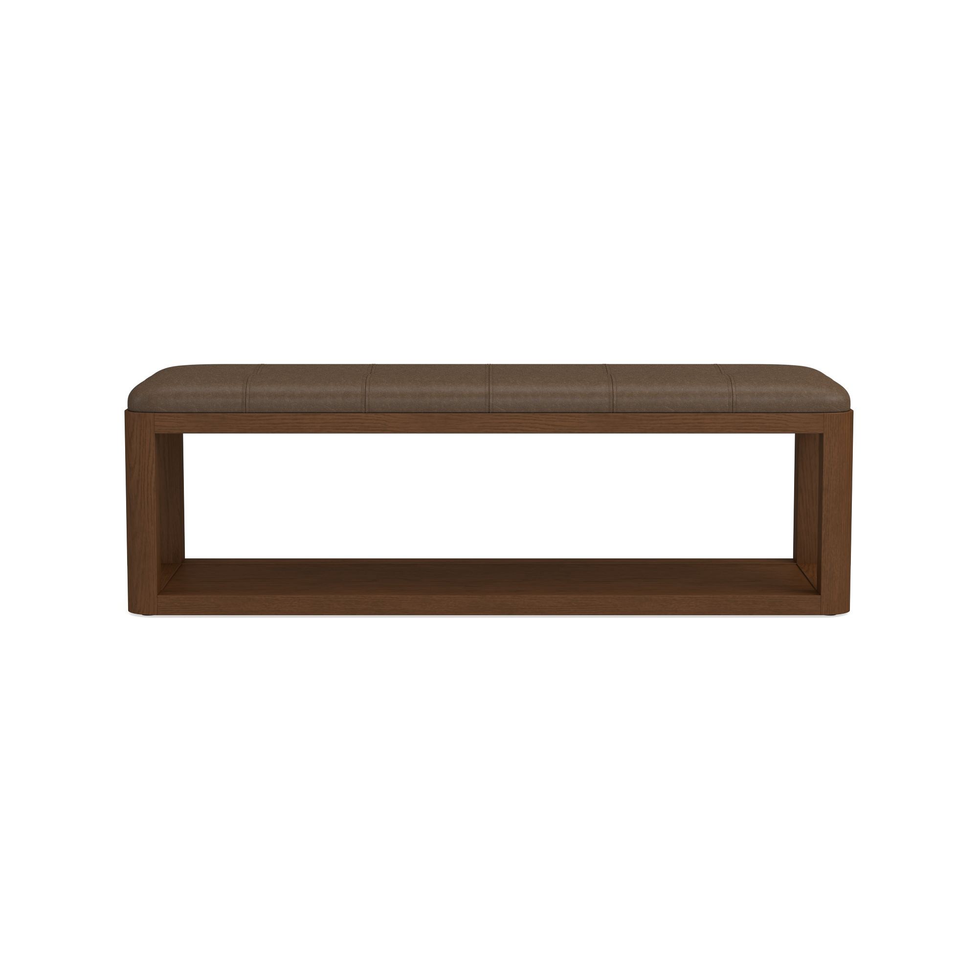 Porte Grid Tufted Bench (55