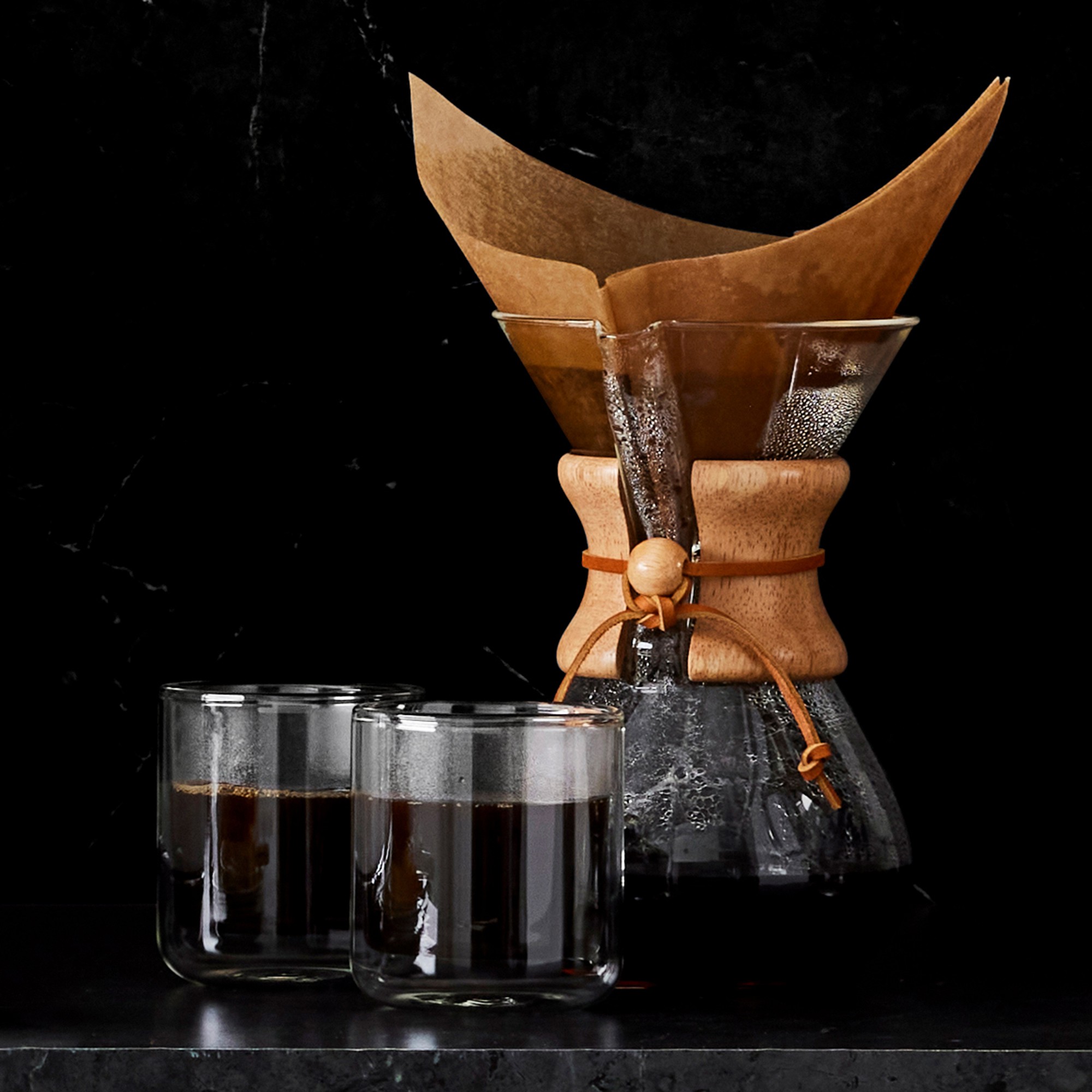 Chemex® Pour-Over Glass Coffee Maker with Wood Collar