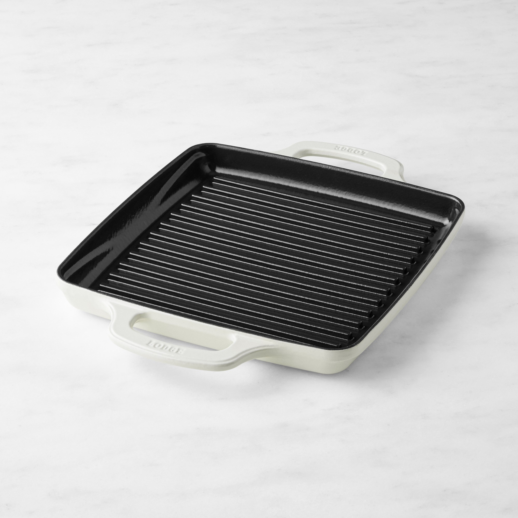 Lodge USA Enameled Cast Iron Grill Pan, 11