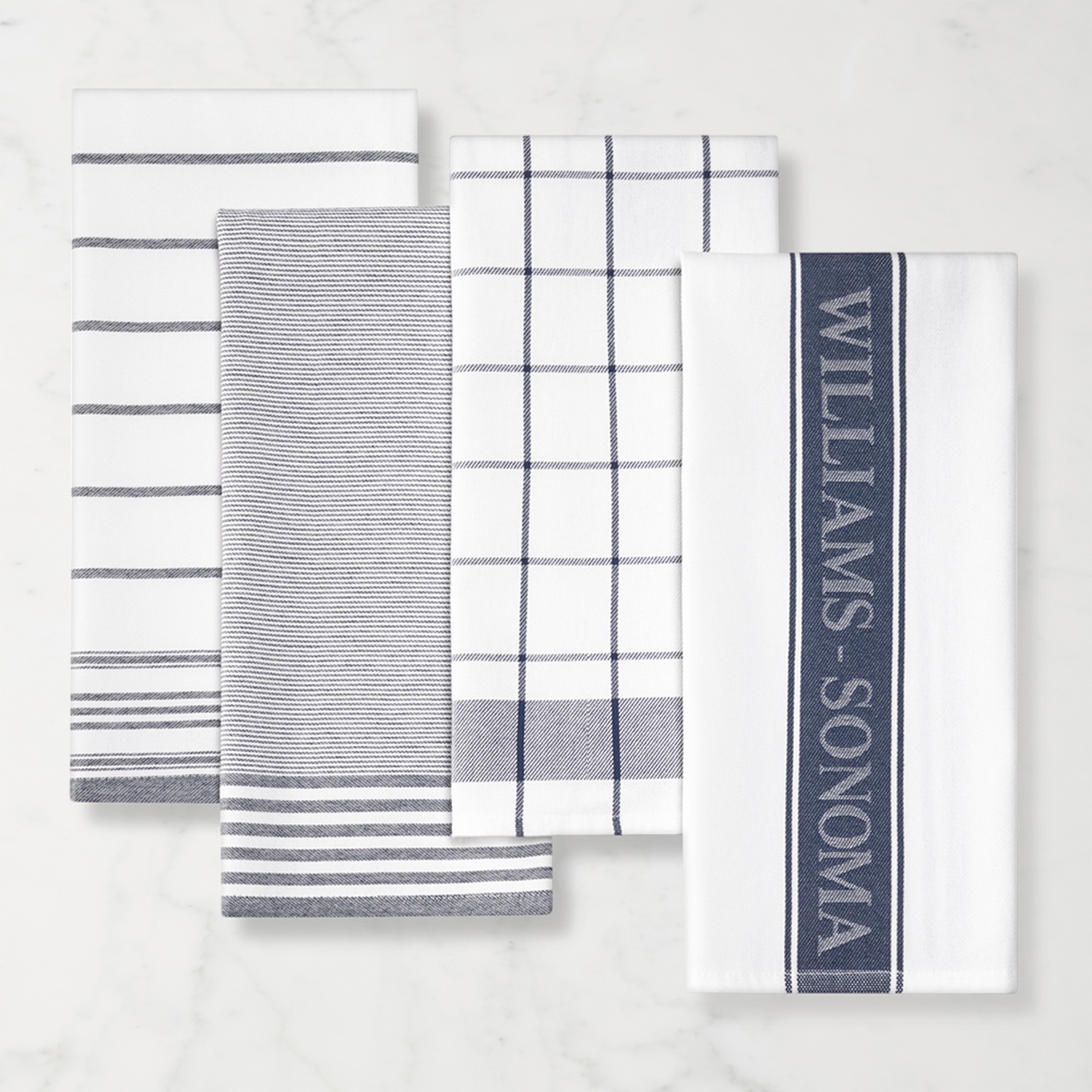 Williams Sonoma Multi Pack Towels, Set of 4