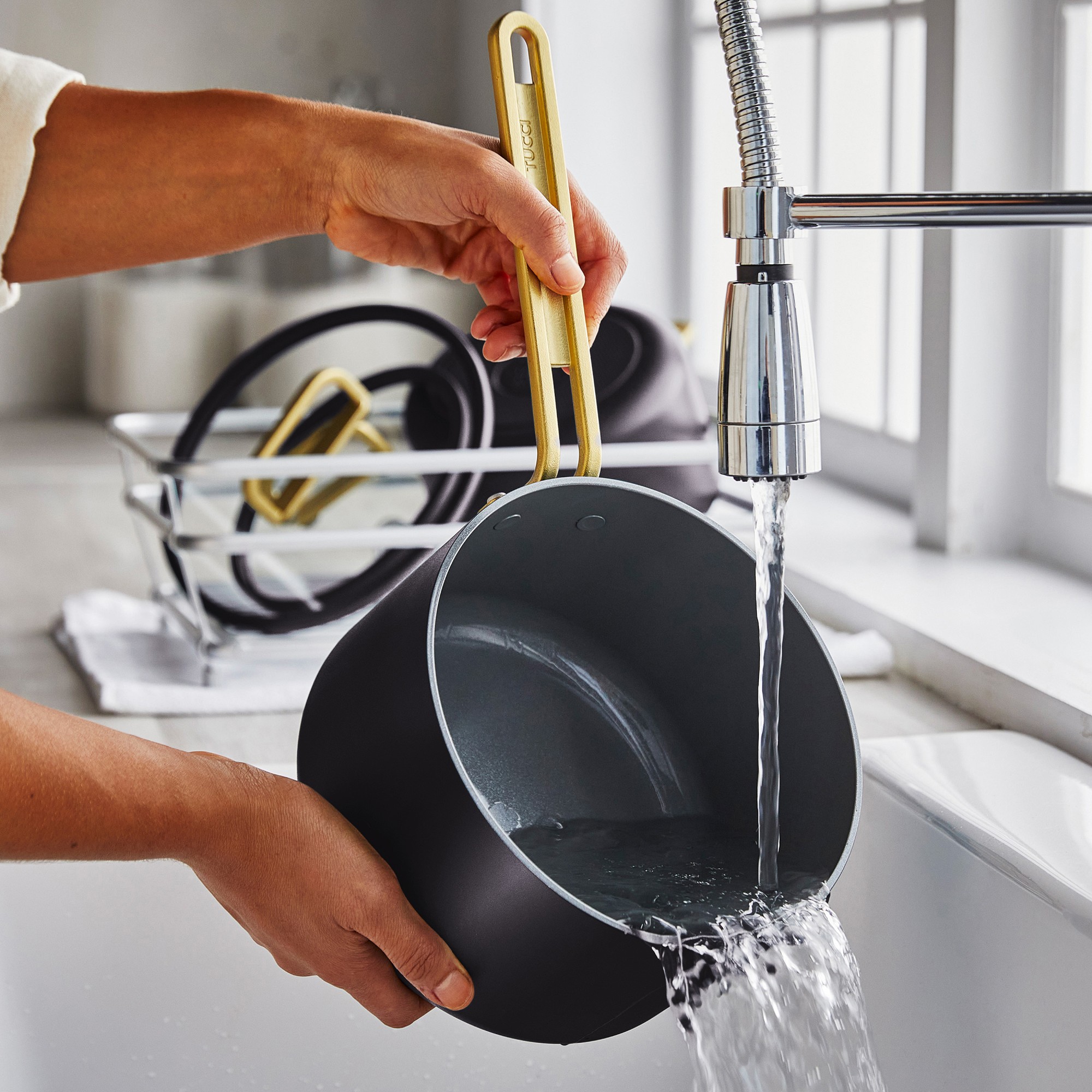 GreenPan™ Stanley Tucci™ Ceramic Nonstick Saucepan