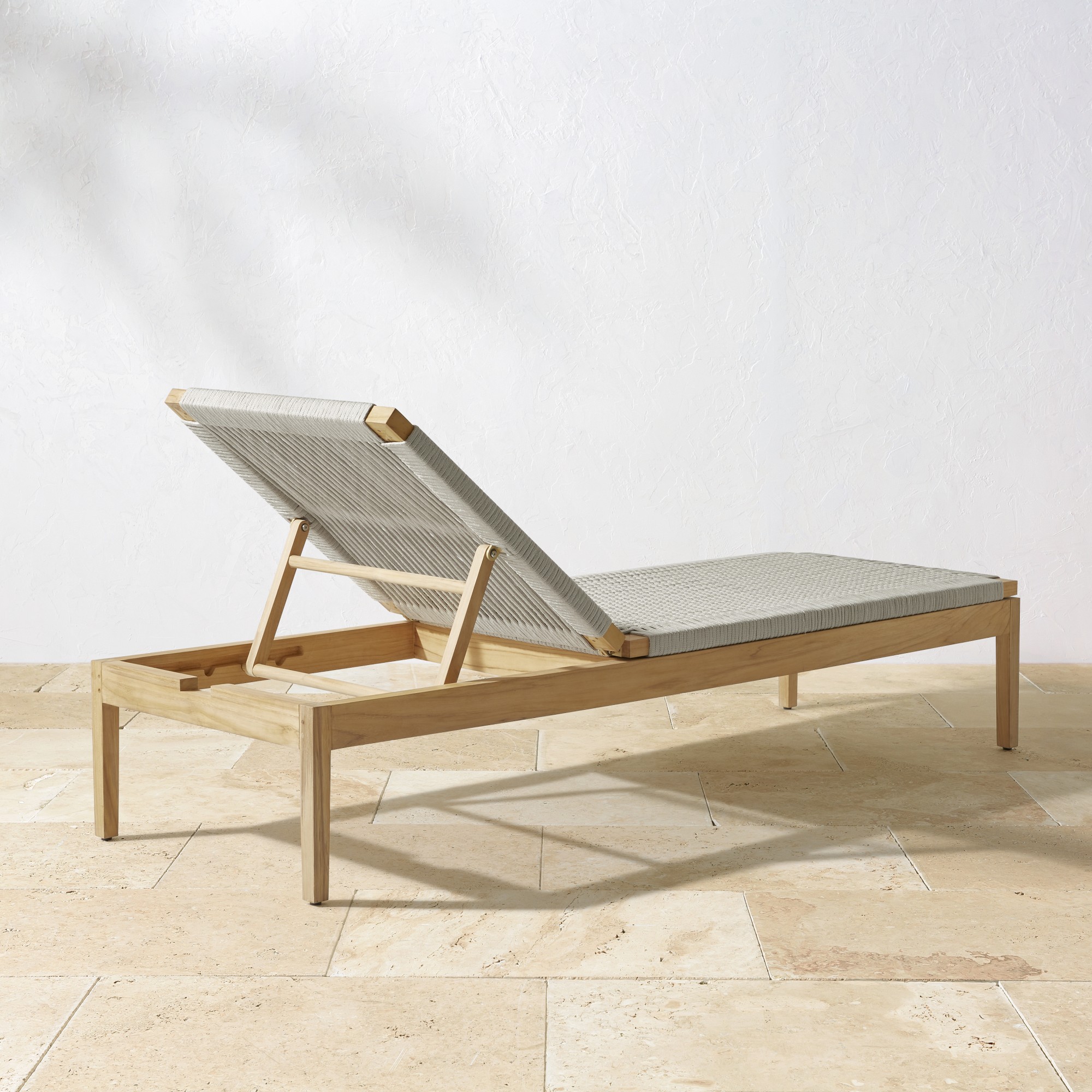 Pasadena Outdoor Teak Chaise