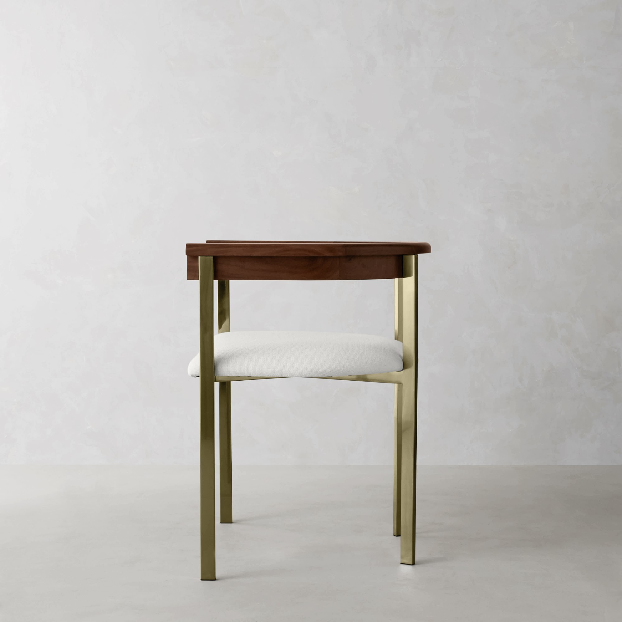 Tulip Upholstered Dining Armchair